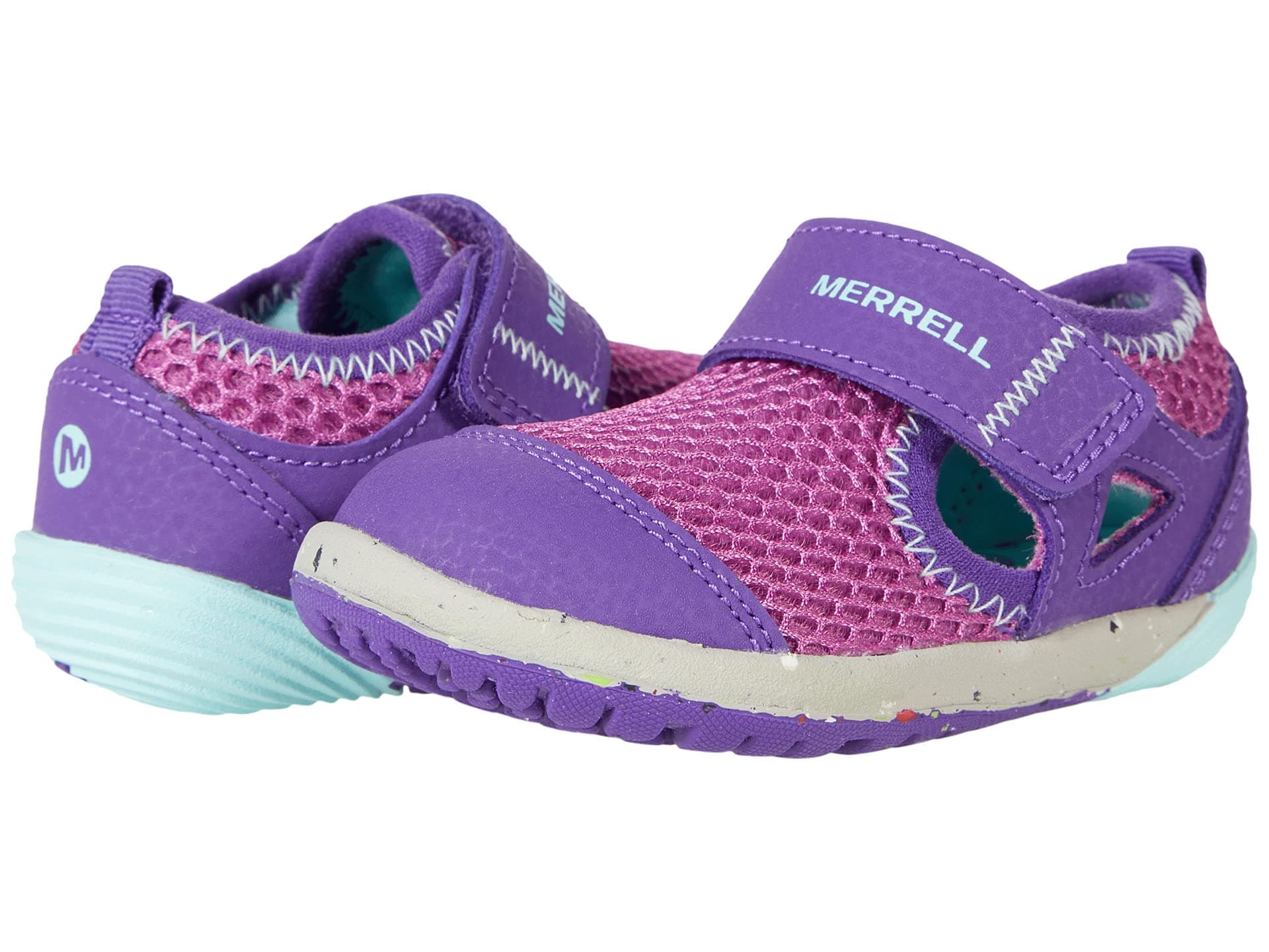 Merrell Kids Bare Steps H20 (Toddler) — cor Roxo