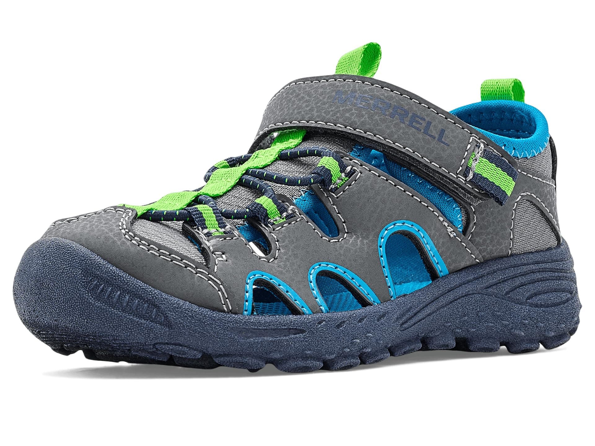 Merrell Kids Hydro Trekker (Little Kid/Big Kid) — cor Cinza