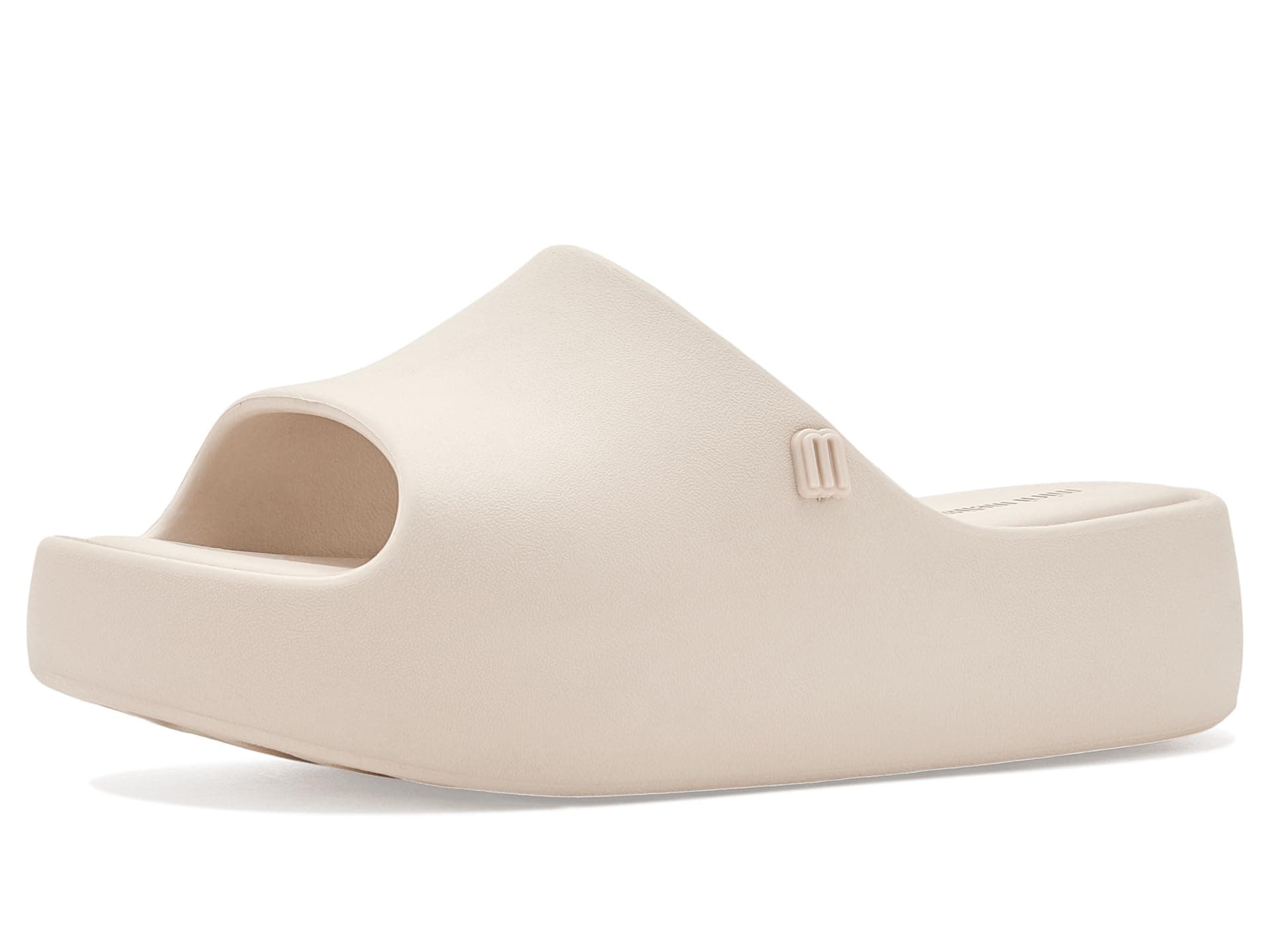 Mini Melissa Free Platform Slide (Little Kid/Big Kid) — cor Bege