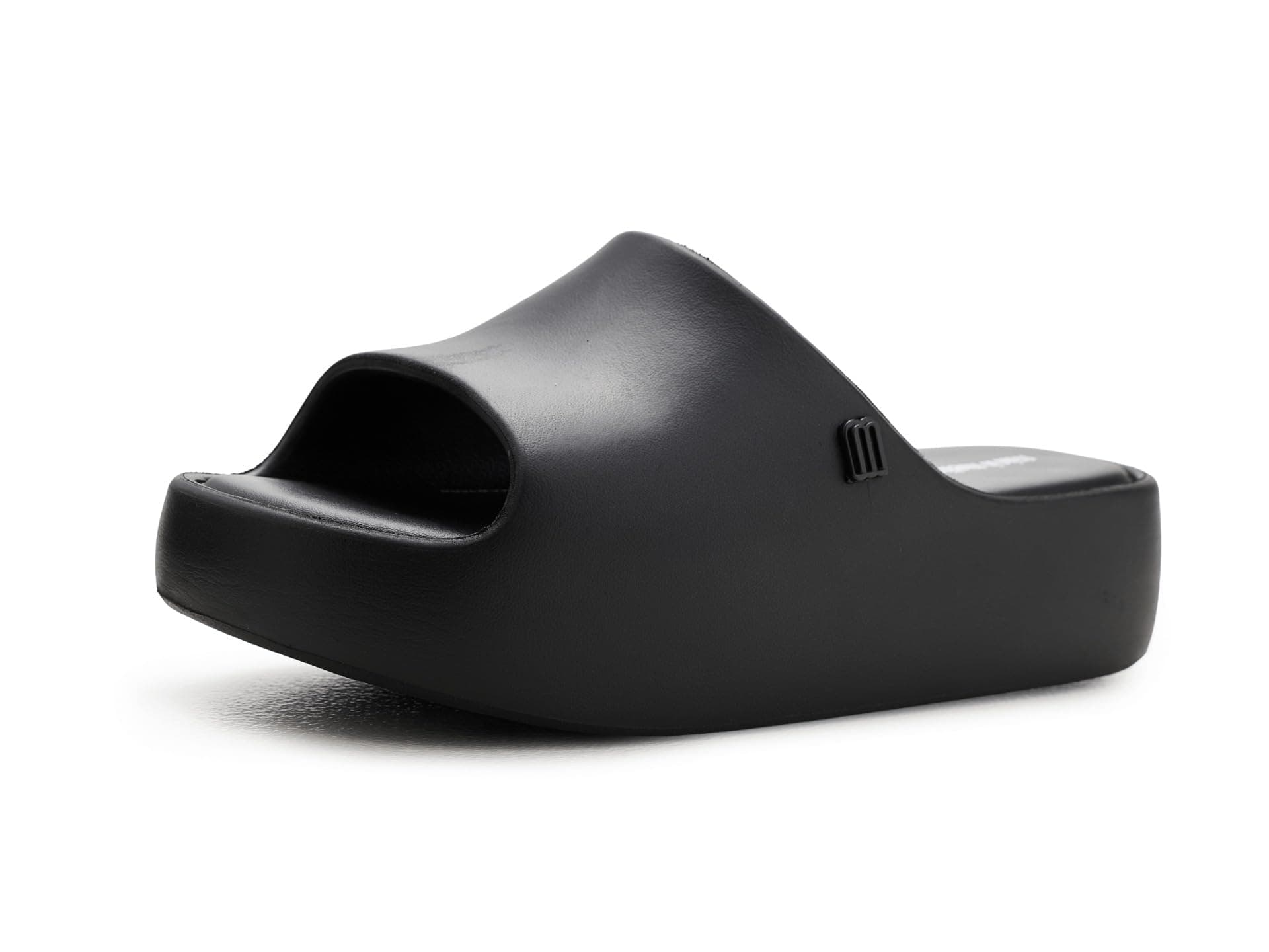 Mini Melissa Free Platform Slide (Little Kid/Big Kid) — cor Preto