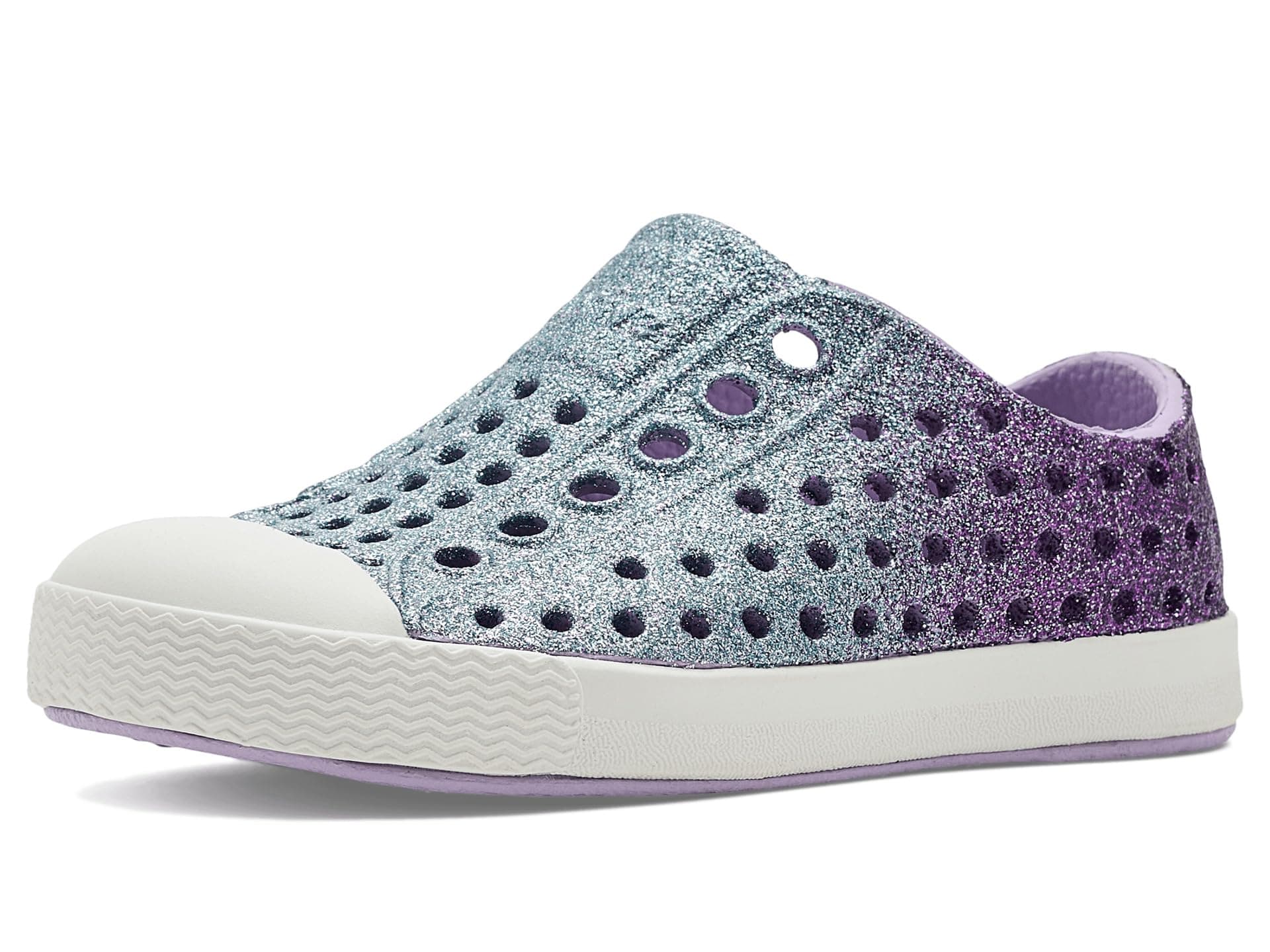 Native Shoes Kids Jefferson Bio-Bling (Toddler) — cor Branco