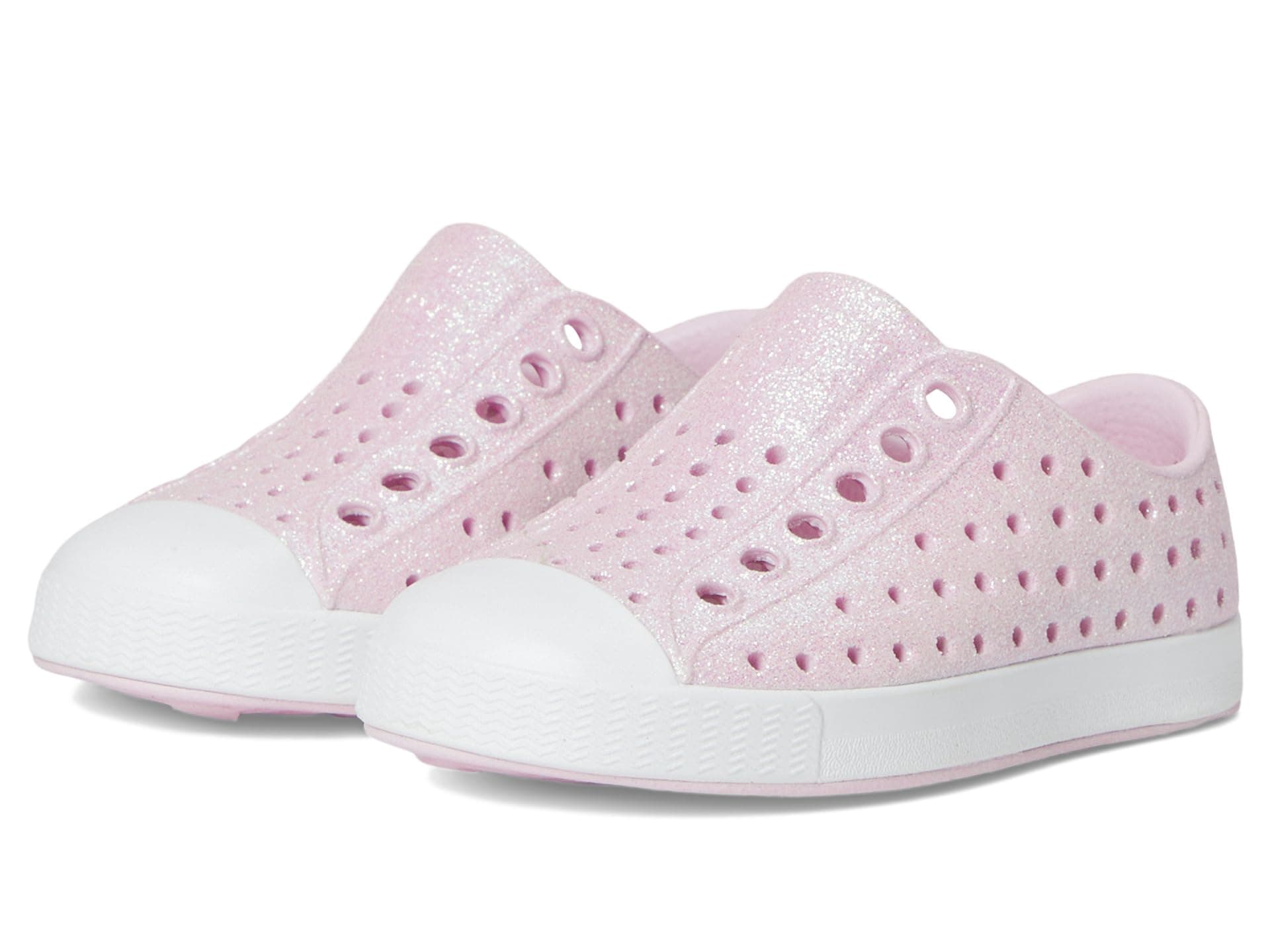 Native Shoes Kids Jefferson Bio-Bling (Toddler) — cor Pink