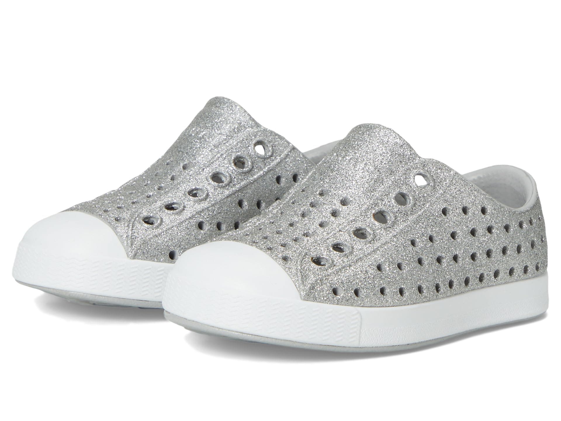 Native Shoes Kids Jefferson Bio-Bling (Toddler) — cor Prata