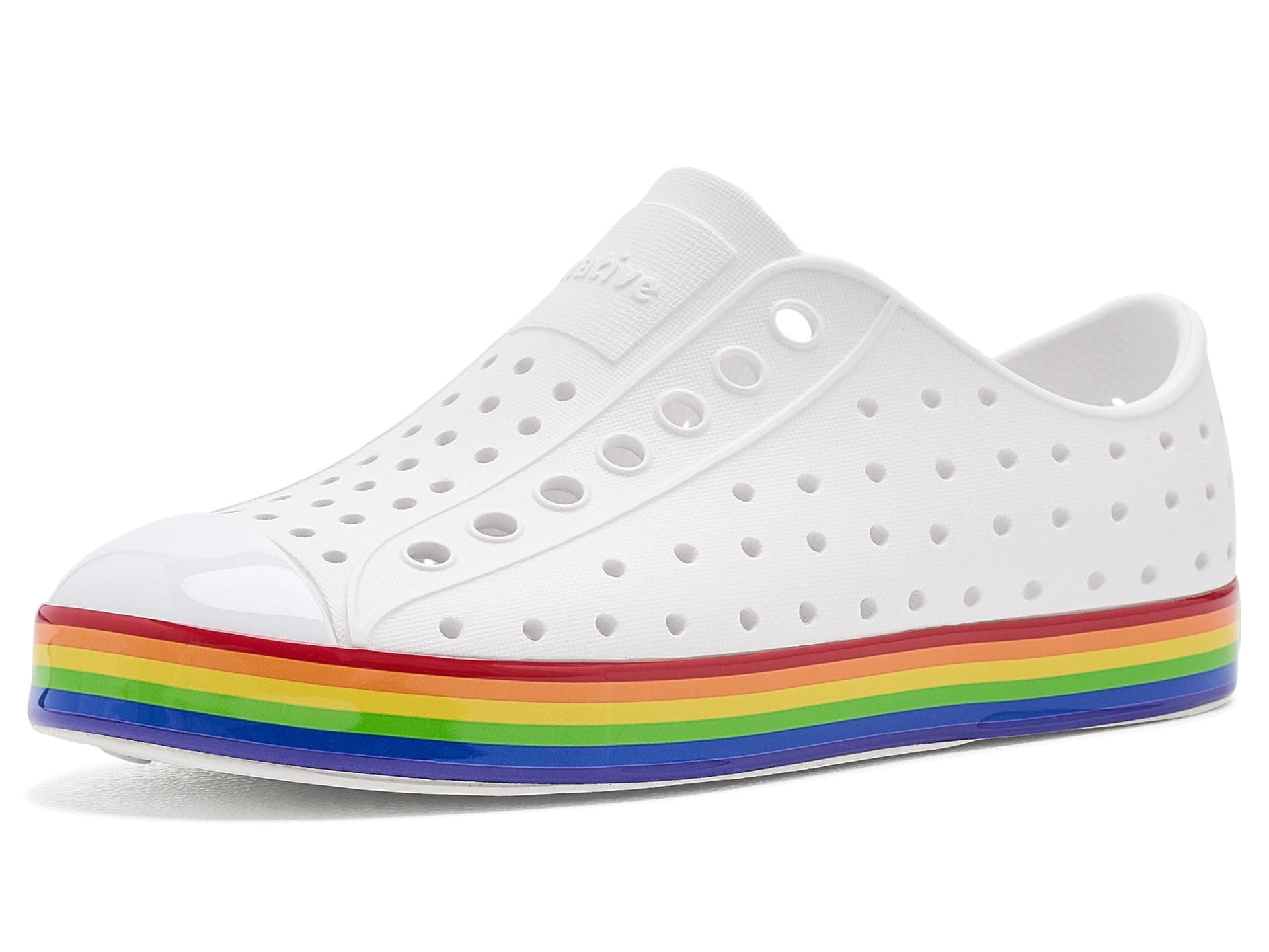 Native Shoes Kids Jefferson (Little Kid/Big Kid) — cor Prata