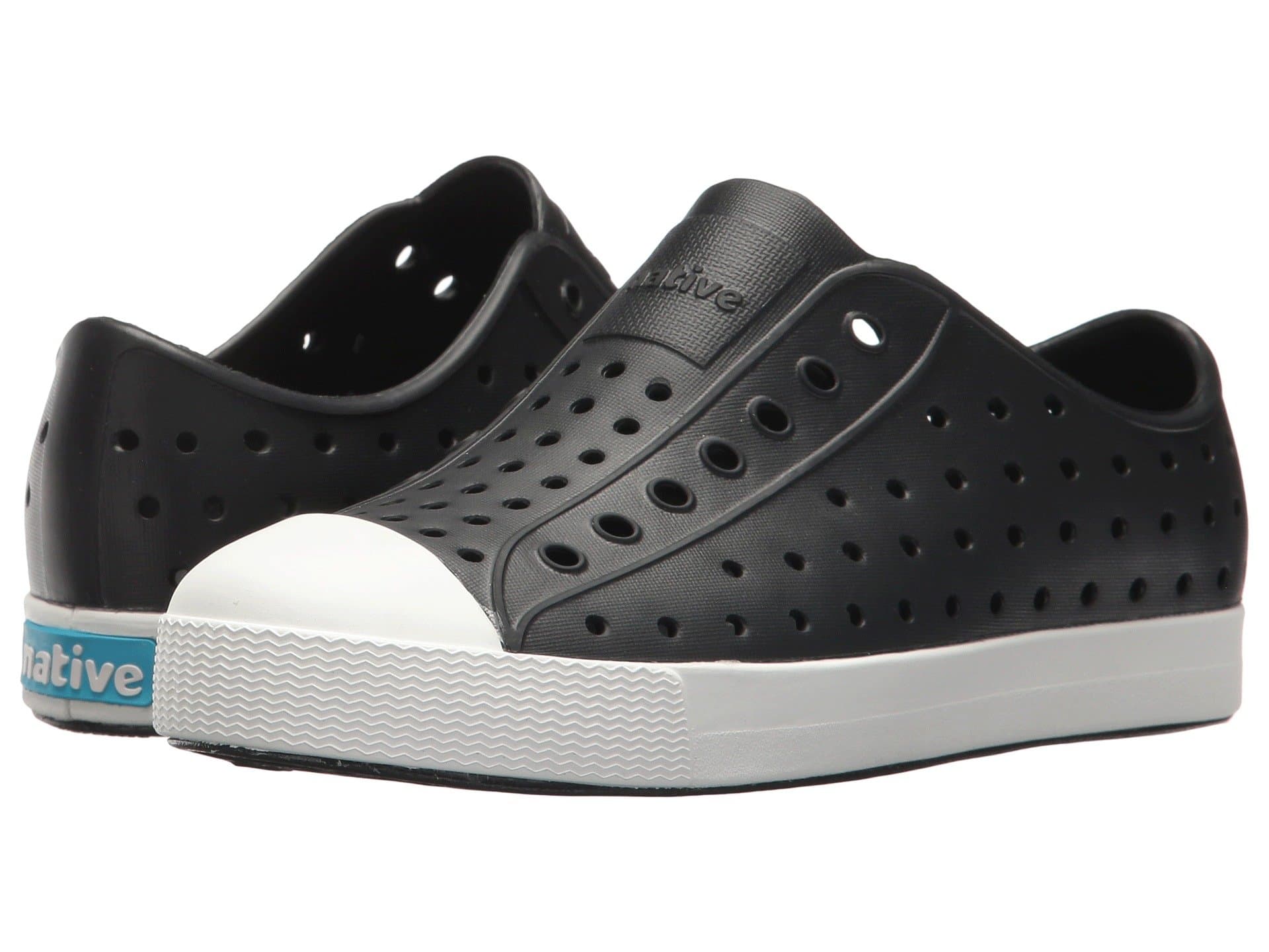 Native Shoes Kids Jefferson (Little Kid/Big Kid) — cor Preto
