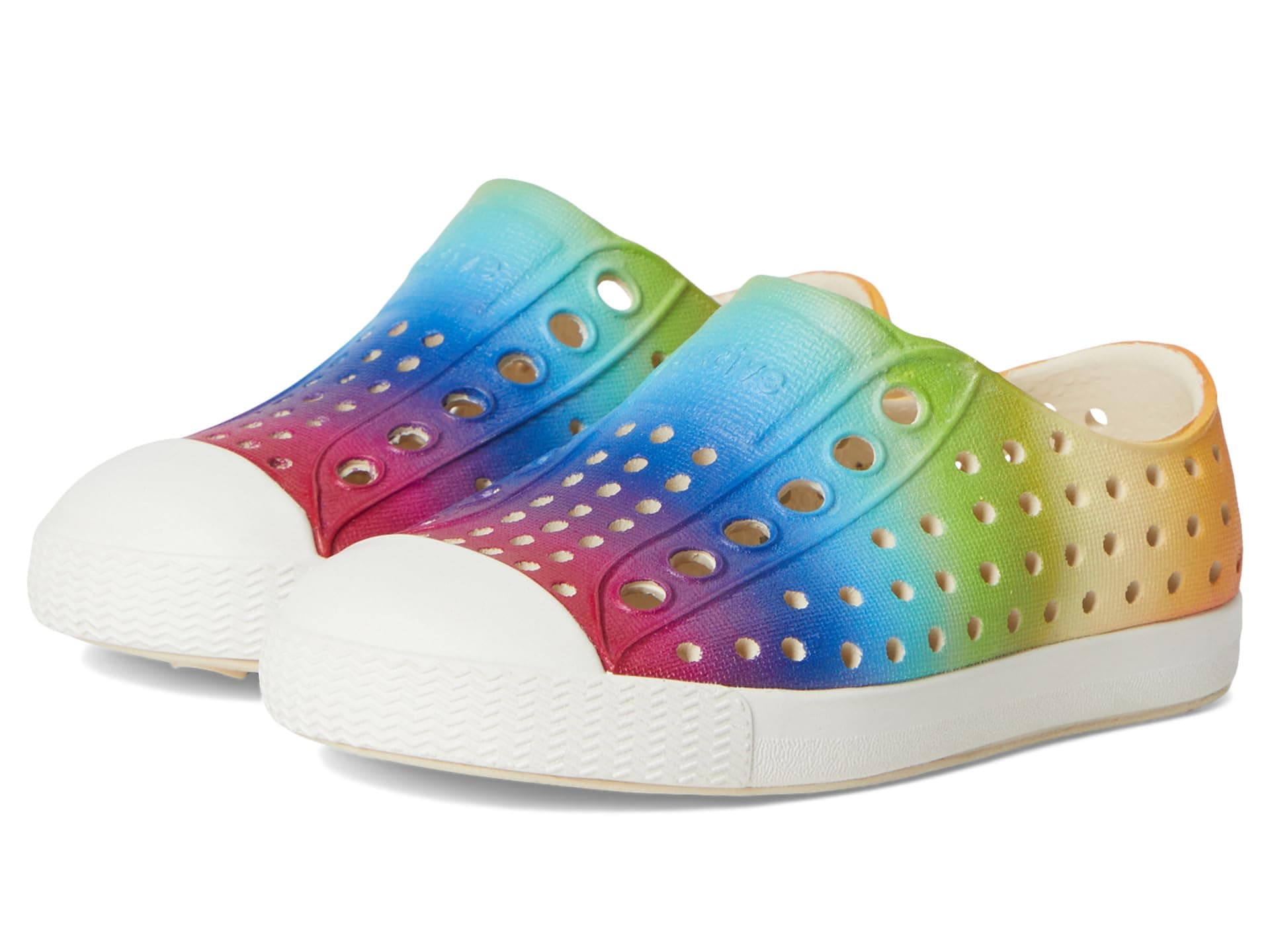 Native Shoes Kids Jefferson Print (Toddler) — cor Bege