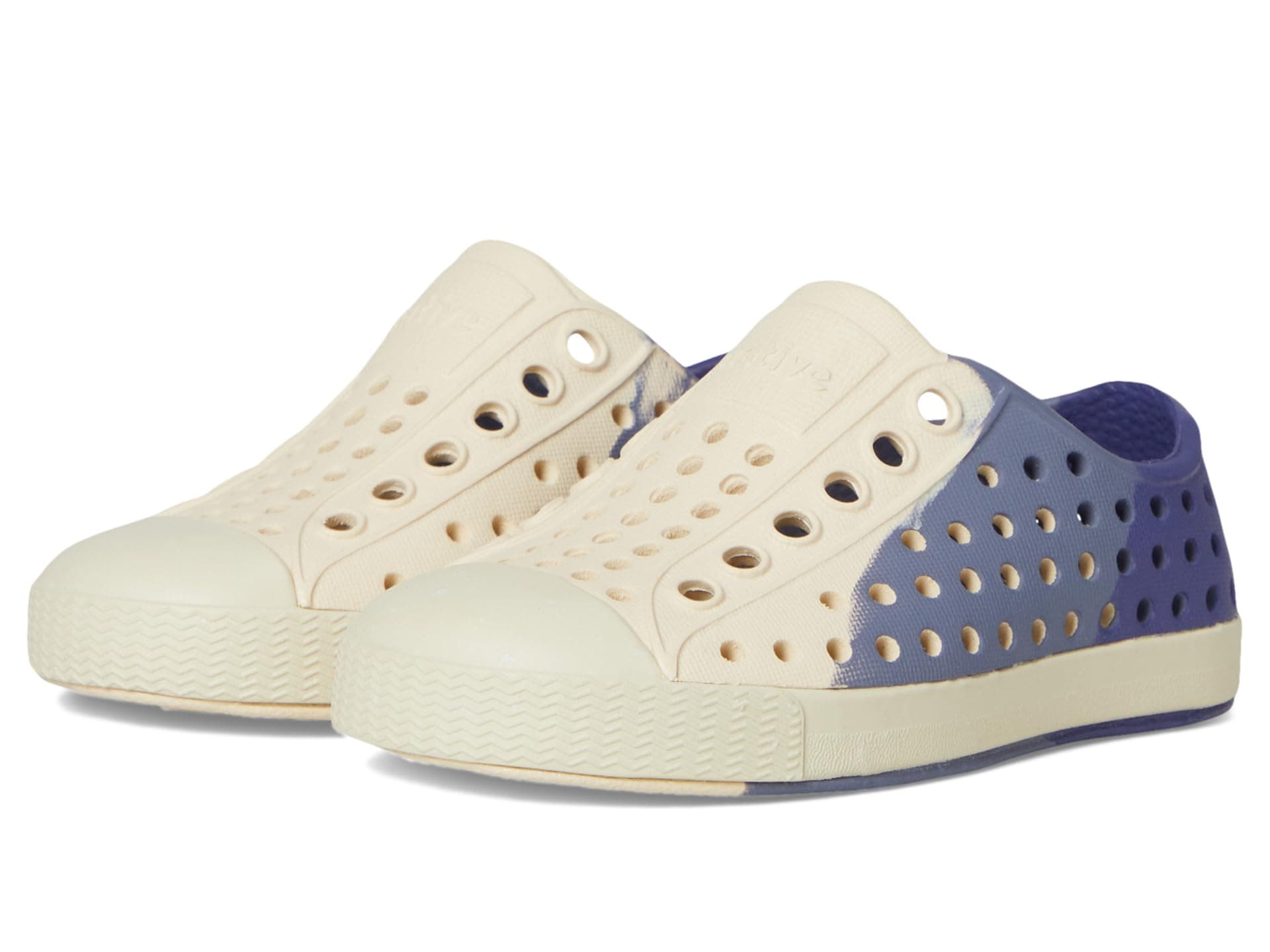Native Shoes Kids Jefferson Print (Toddler) — cor Off-white