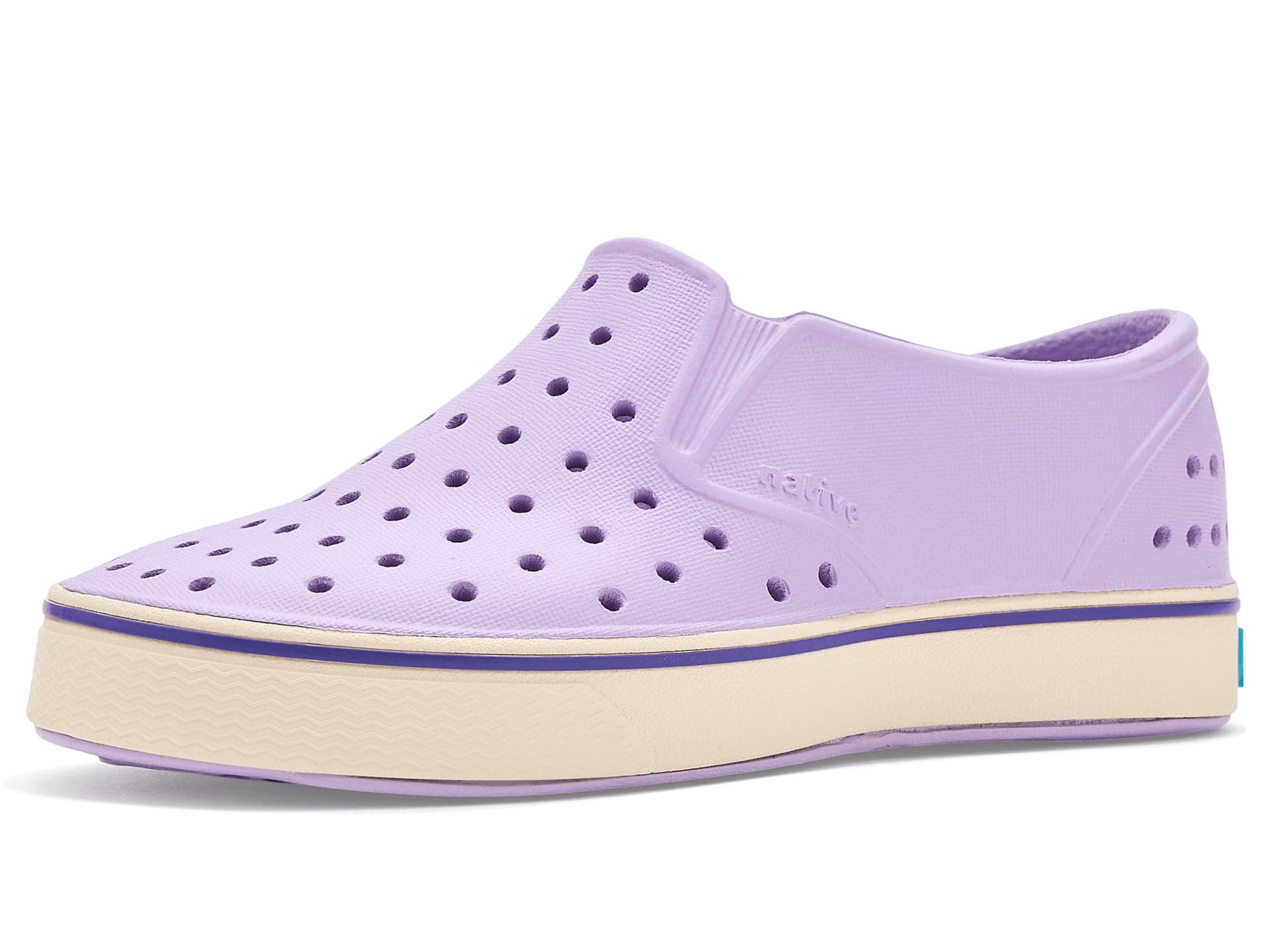 Native Shoes Kids Miles (Little Kid/Big Kid) — cor Roxo