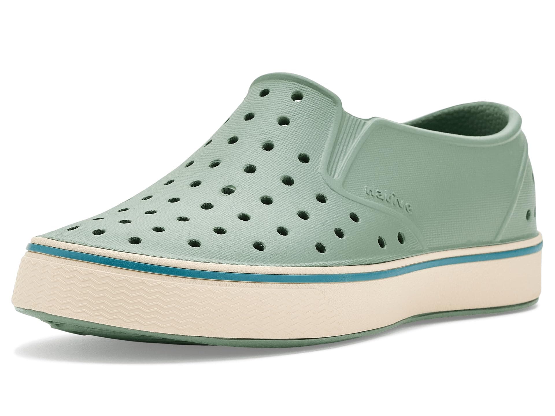 Native Shoes Kids Miles (Little Kid/Big Kid) — cor Verde