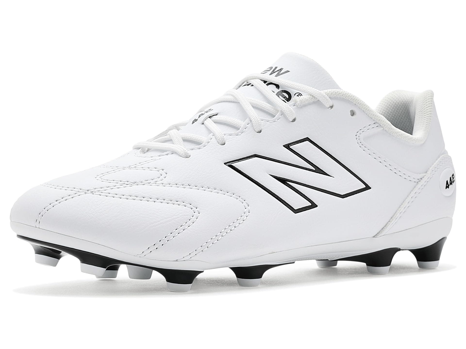 New Balance Kids 442 Team FG V3 (Little Kid/Big Kid) — cor Branco