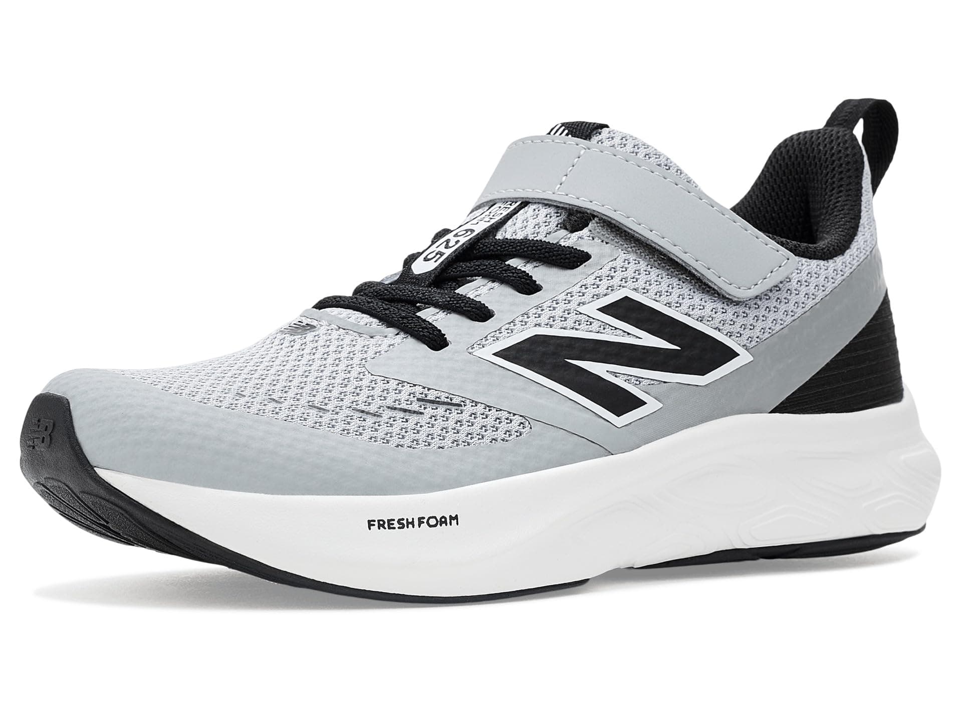 New Balance Kids Fresh Foam 625 v1 Bungee Lace (Little Kid) — cor Cinza