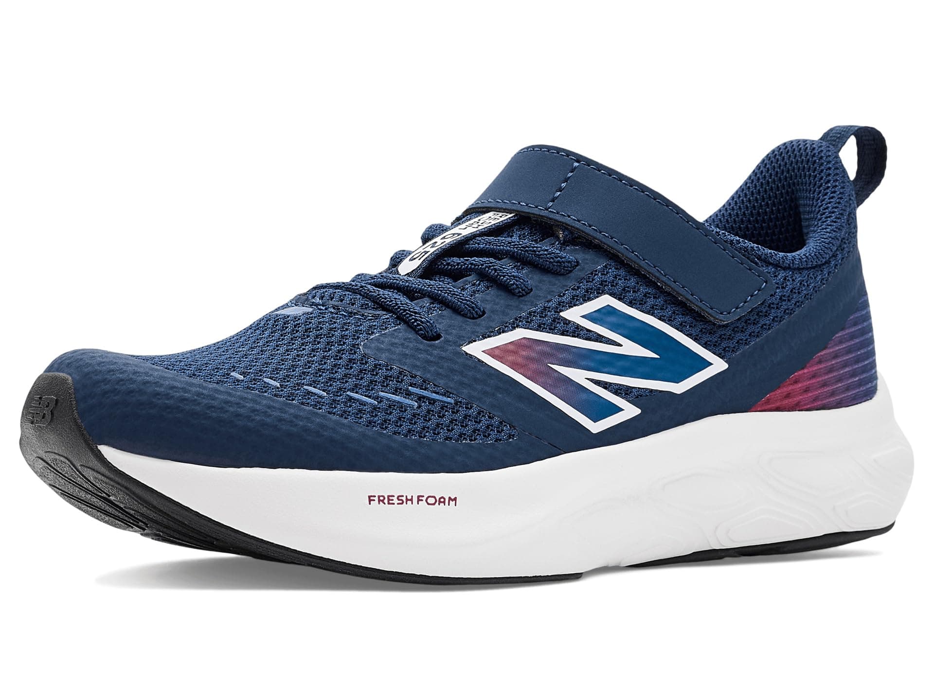 New Balance Kids Fresh Foam 625 v1 Bungee Lace (Little Kid) — cor Marinho