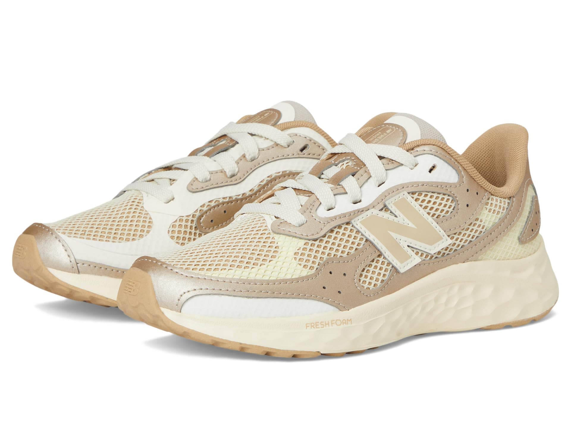 New Balance Kids Fresh Foam Arishi Lux (Big Kid) — cor Off-white