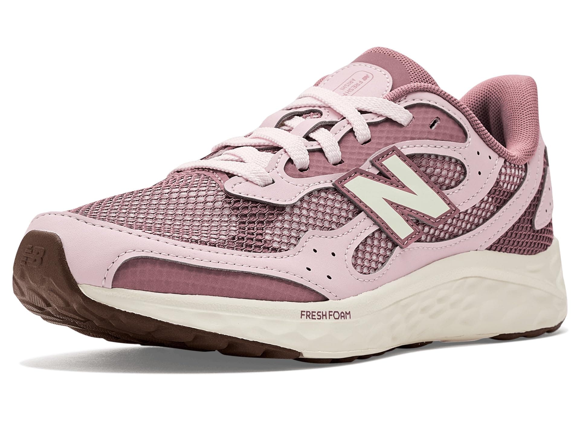 New Balance Kids Fresh Foam Arishi v4 Tiralux (Big Kid) — cor Pink