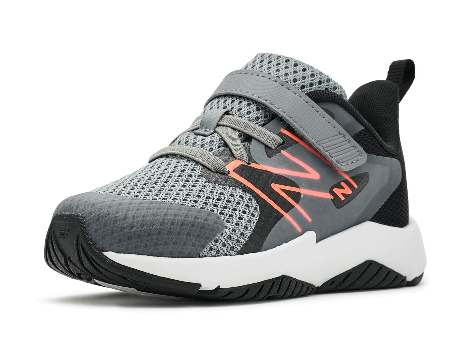 New Balance Kids Rave Run v2 (Infant/Toddler) — cor Cinza