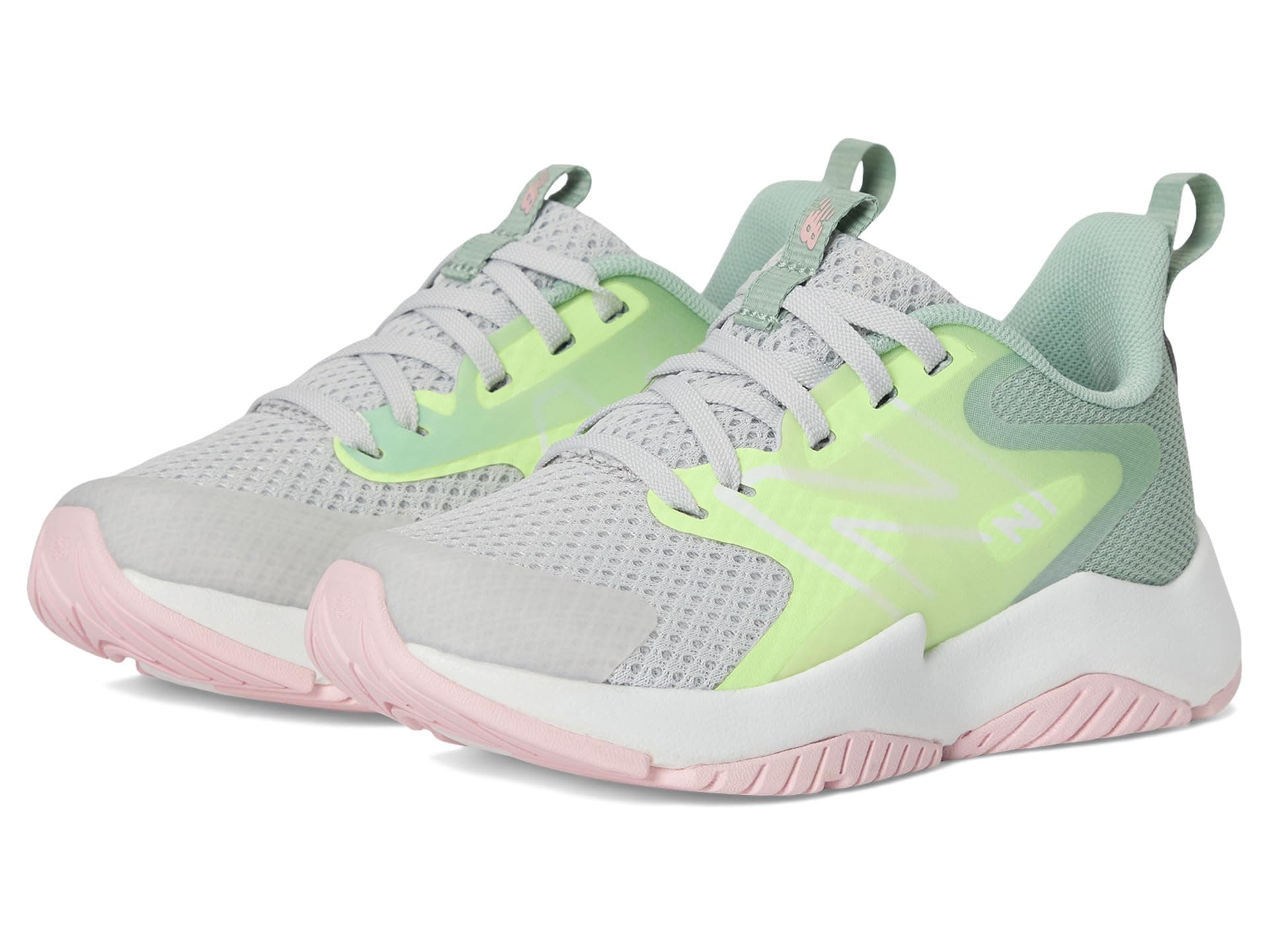 New Balance Kids Rave Run v2 (Little Kid) — cor Cinza