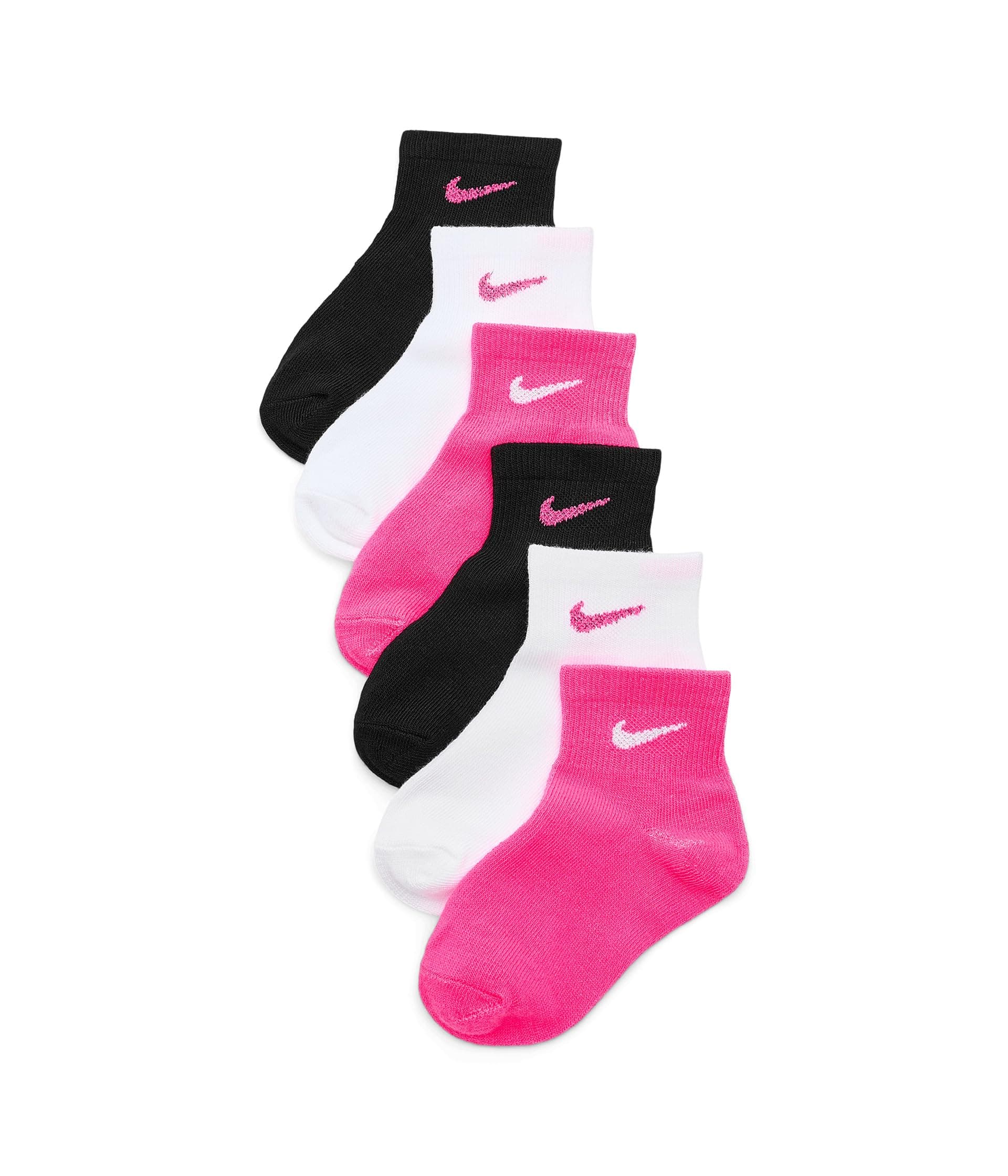 Nike Kids 6-pack Metallic Ankle Socks (Little Kid) — vista principal