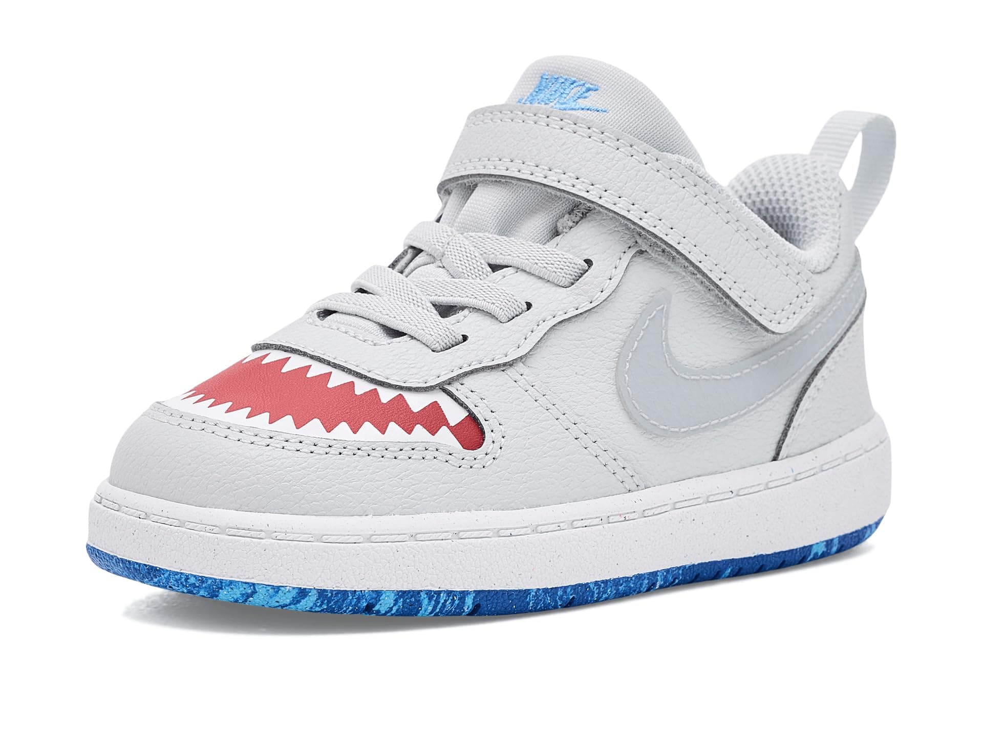 Nike Kids Court Borough Low (Infant/Toddler) — cor Prata