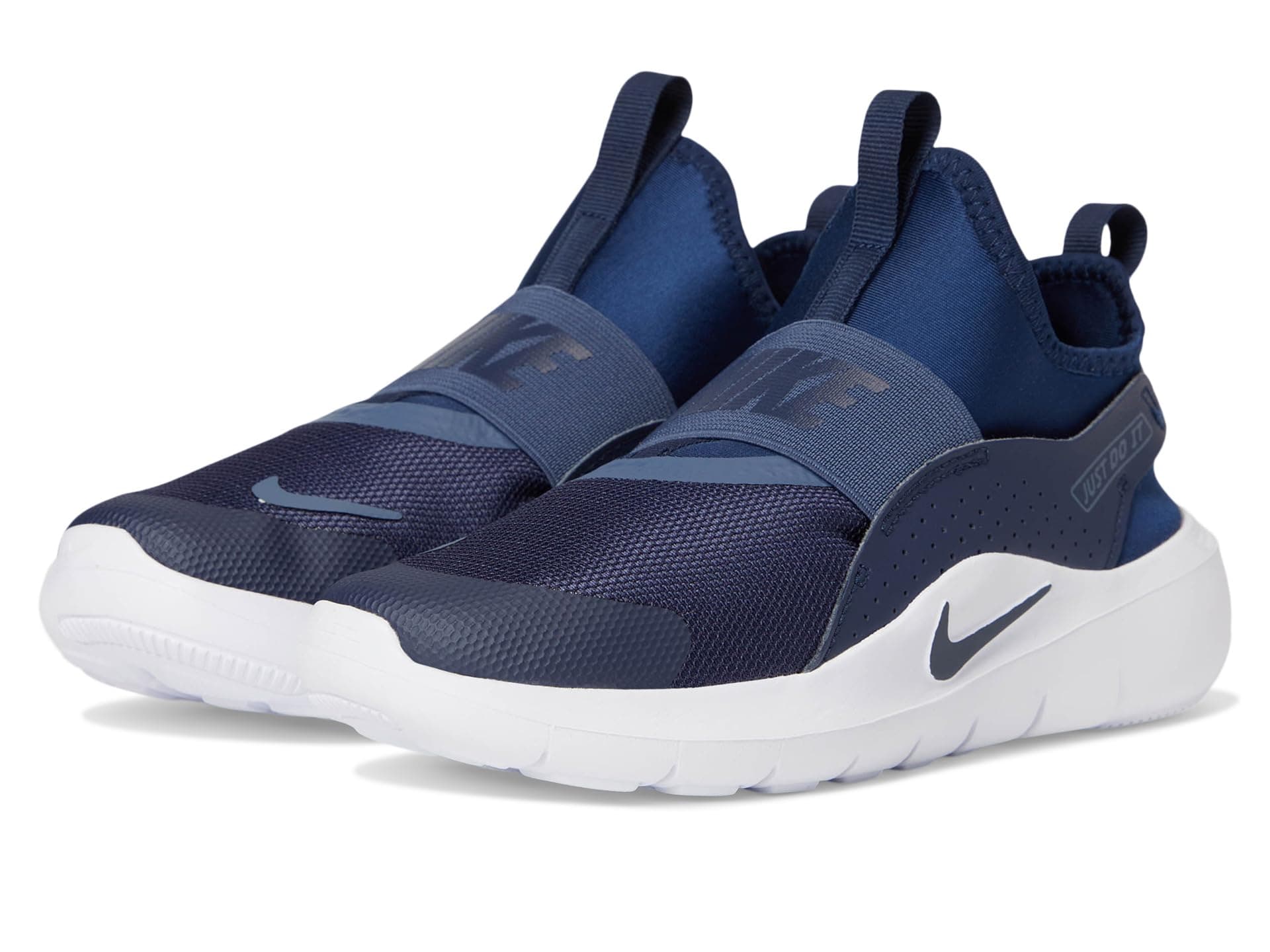 Nike Kids Flex Runner 4 (Little Kid) — cor Marinho