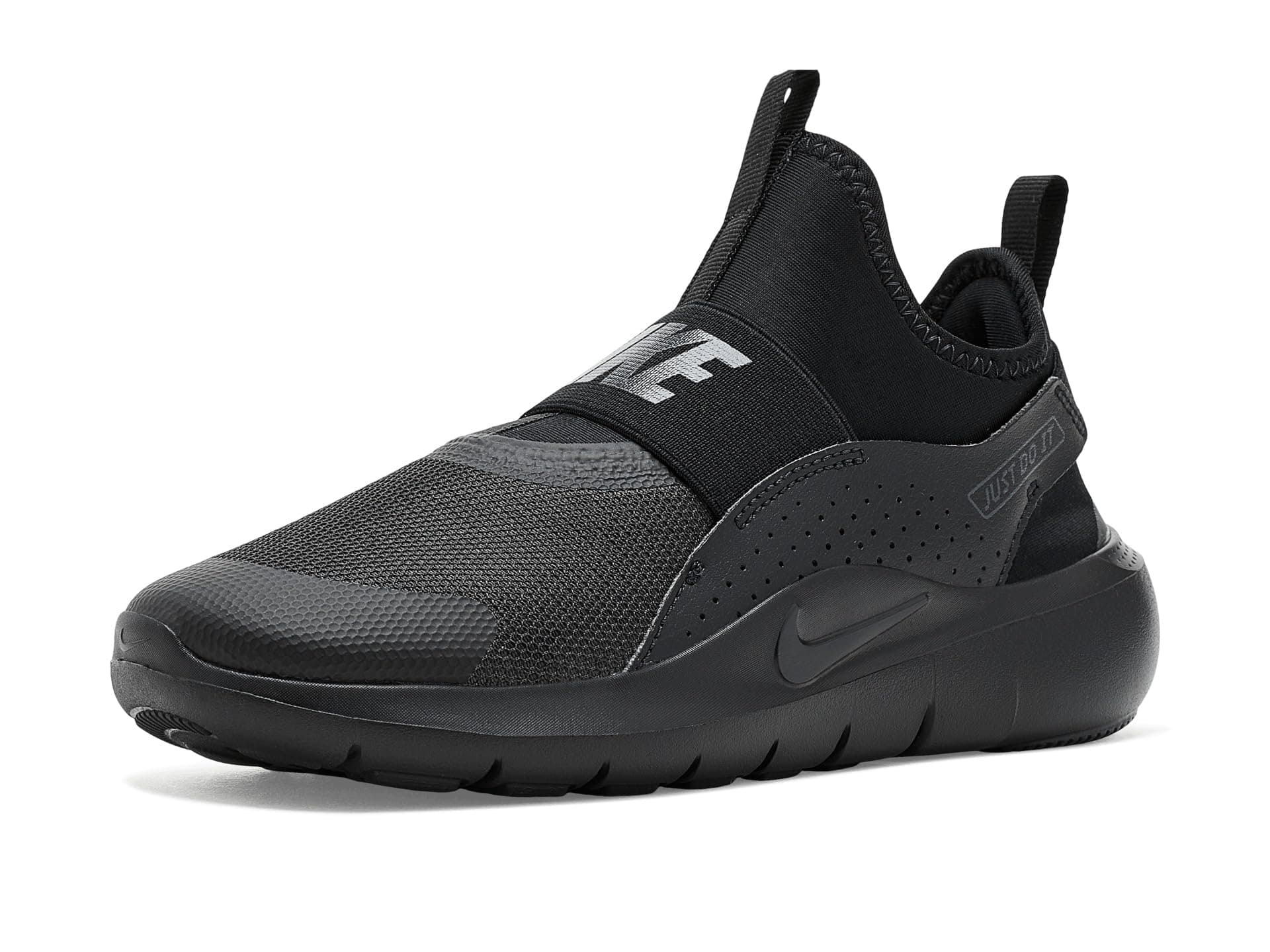 Nike Kids Flex Runner 4 (Little Kid) — cor Preto