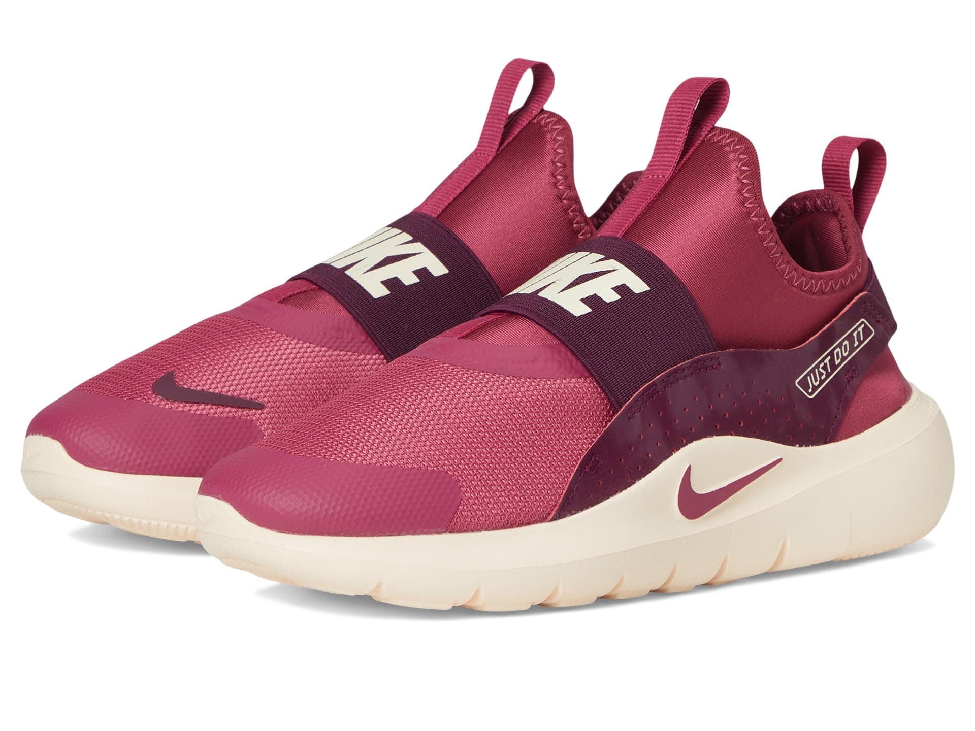Nike Kids Flex Runner 4 (Little Kid) — cor Vinho