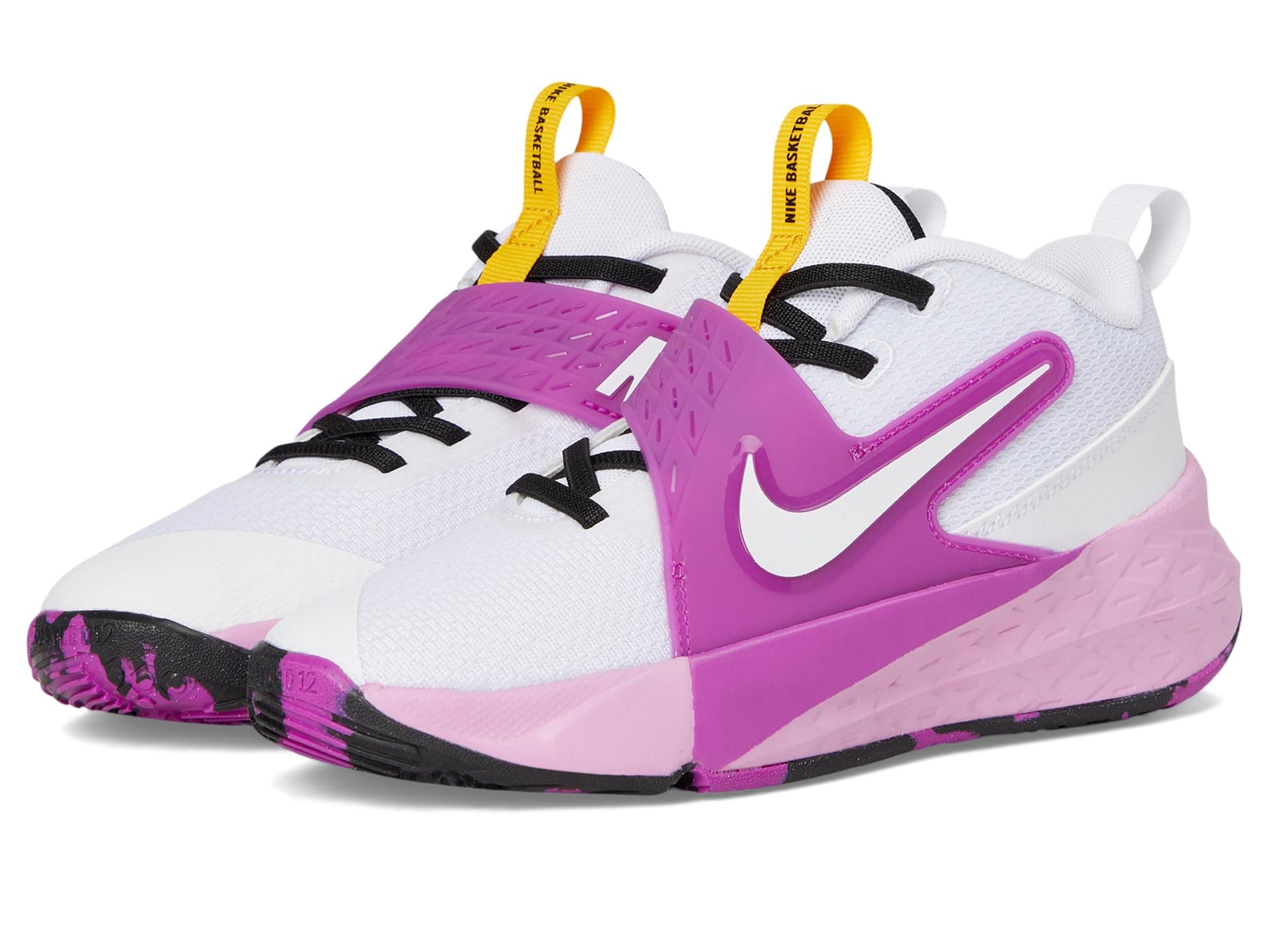 Nike Kids Team Hustle D 12 (Little Kid) — cor Roxo