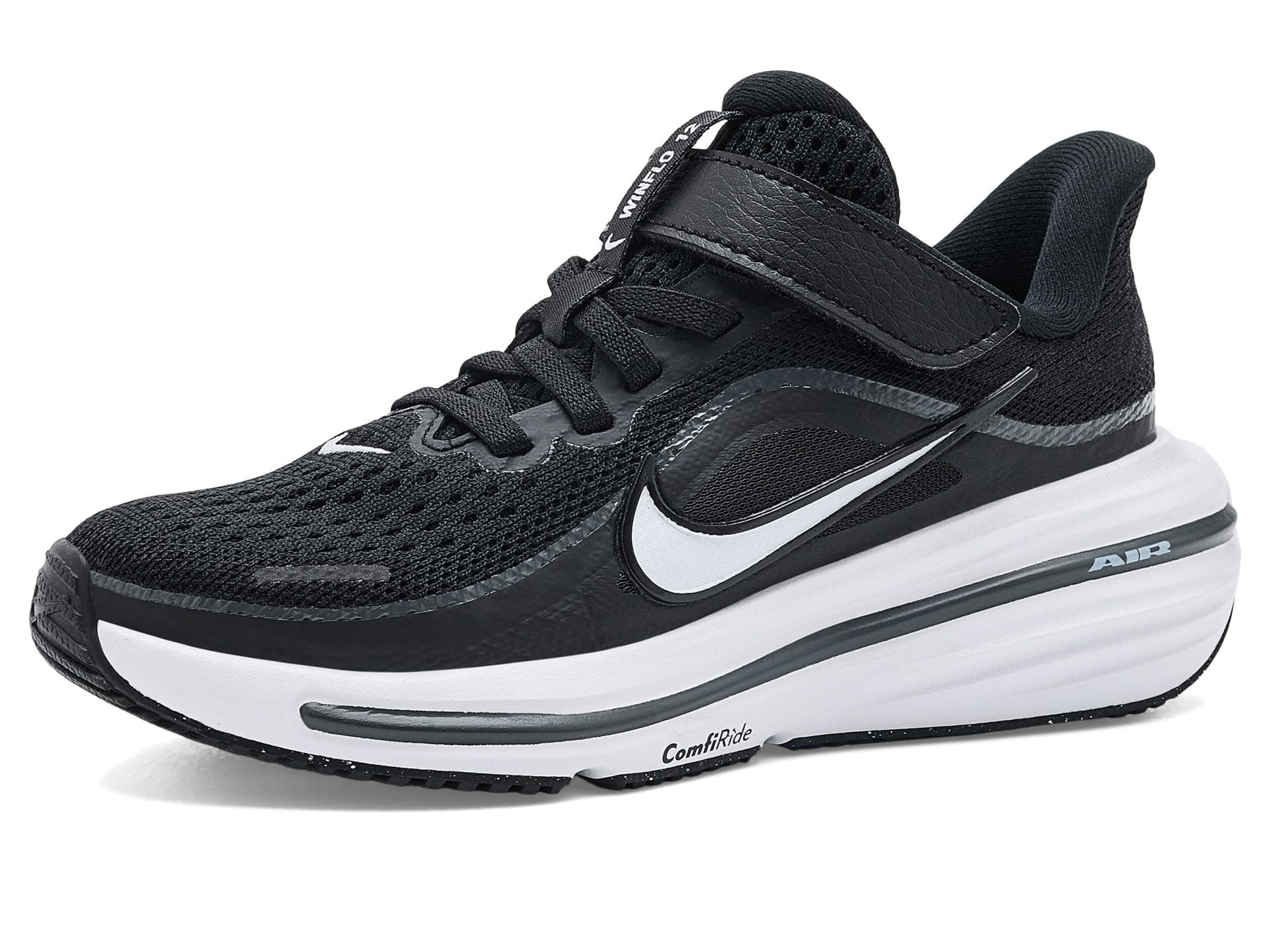 Nike Kids Winflo 12 (Little Kid) — cor Preto