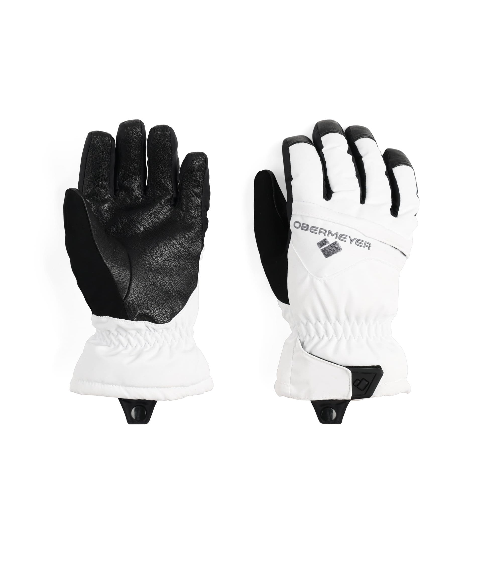 Obermeyer Kids Lava Gloves (Little Kids/Big Kids) — cor Branco