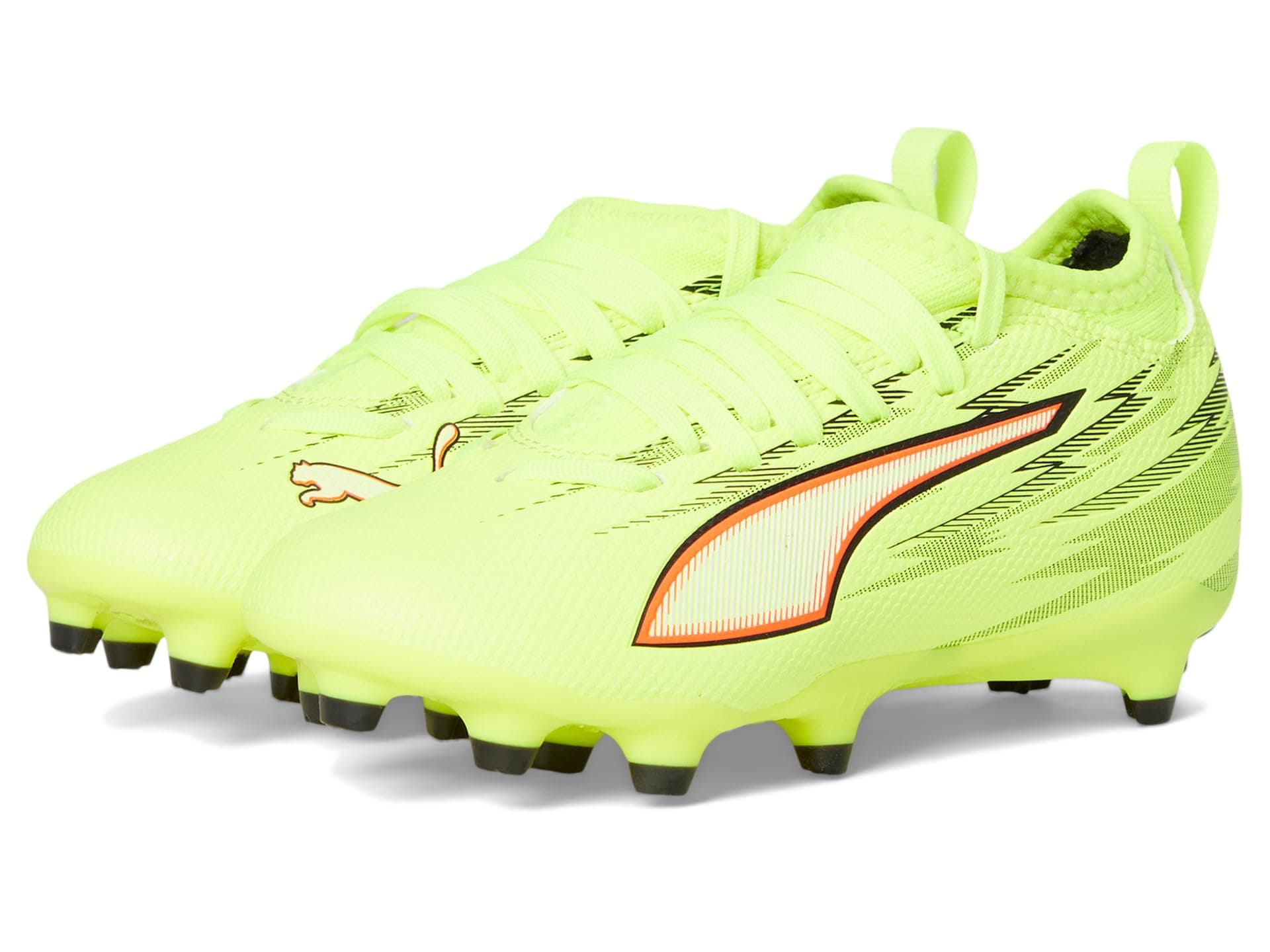 PUMA Kids Ultra 6 Match Firm/Artificial Ground Soccer Cleats (Little Kid/Big Kid) — cor Amarelo