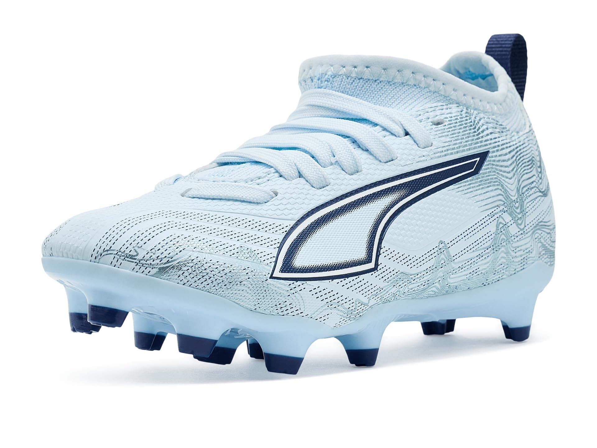 PUMA Kids Ultra 6 Match Firm/Artificial Ground Soccer Cleats (Little Kid/Big Kid) — cor Azul