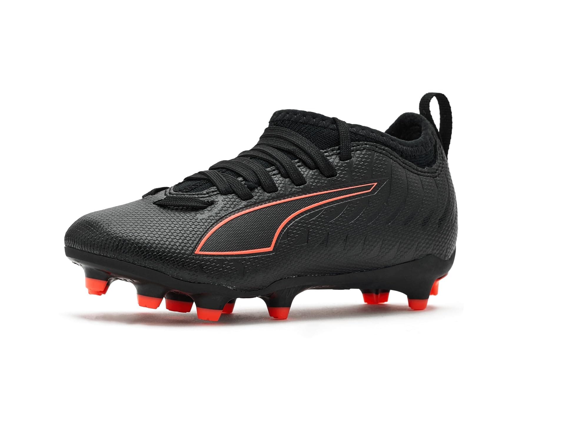 PUMA Kids Ultra 6 Match Firm/Artificial Ground Soccer Cleats (Little Kid/Big Kid) — cor Preto