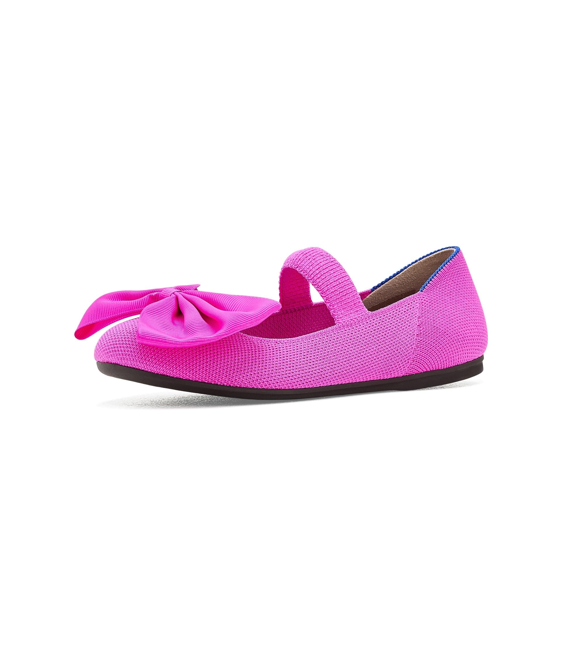 Rothy's Kids Big Bow Mary Jane (Toddler/Little Kid/Big Kid) — cor Roxo