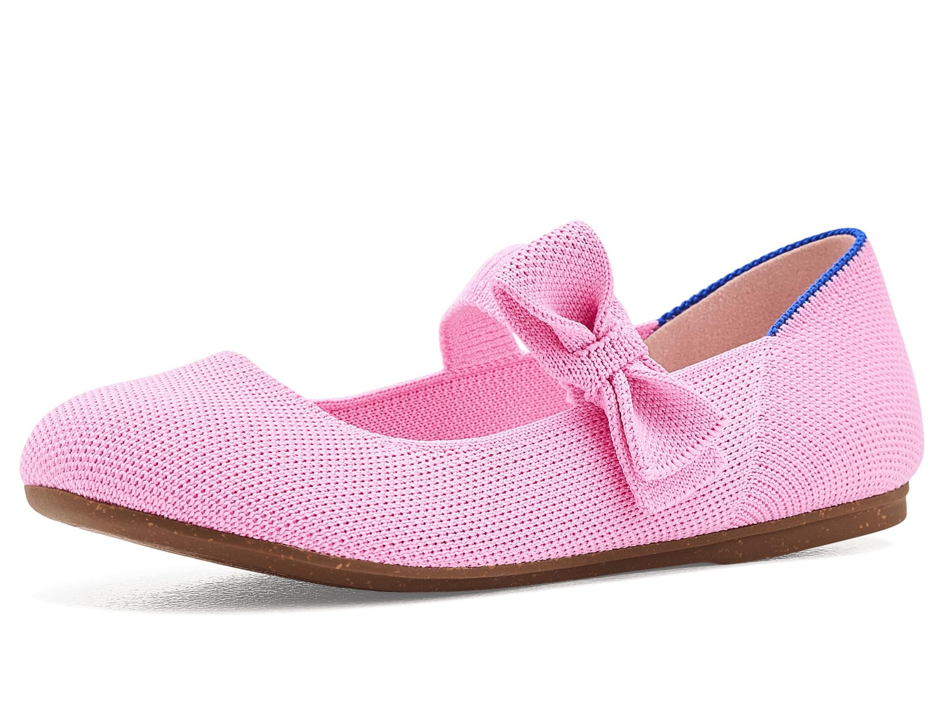 Rothy's Kids Tux Bow Mary Jane (Toddler/Little Kid/Big Kid) — cor Rosa