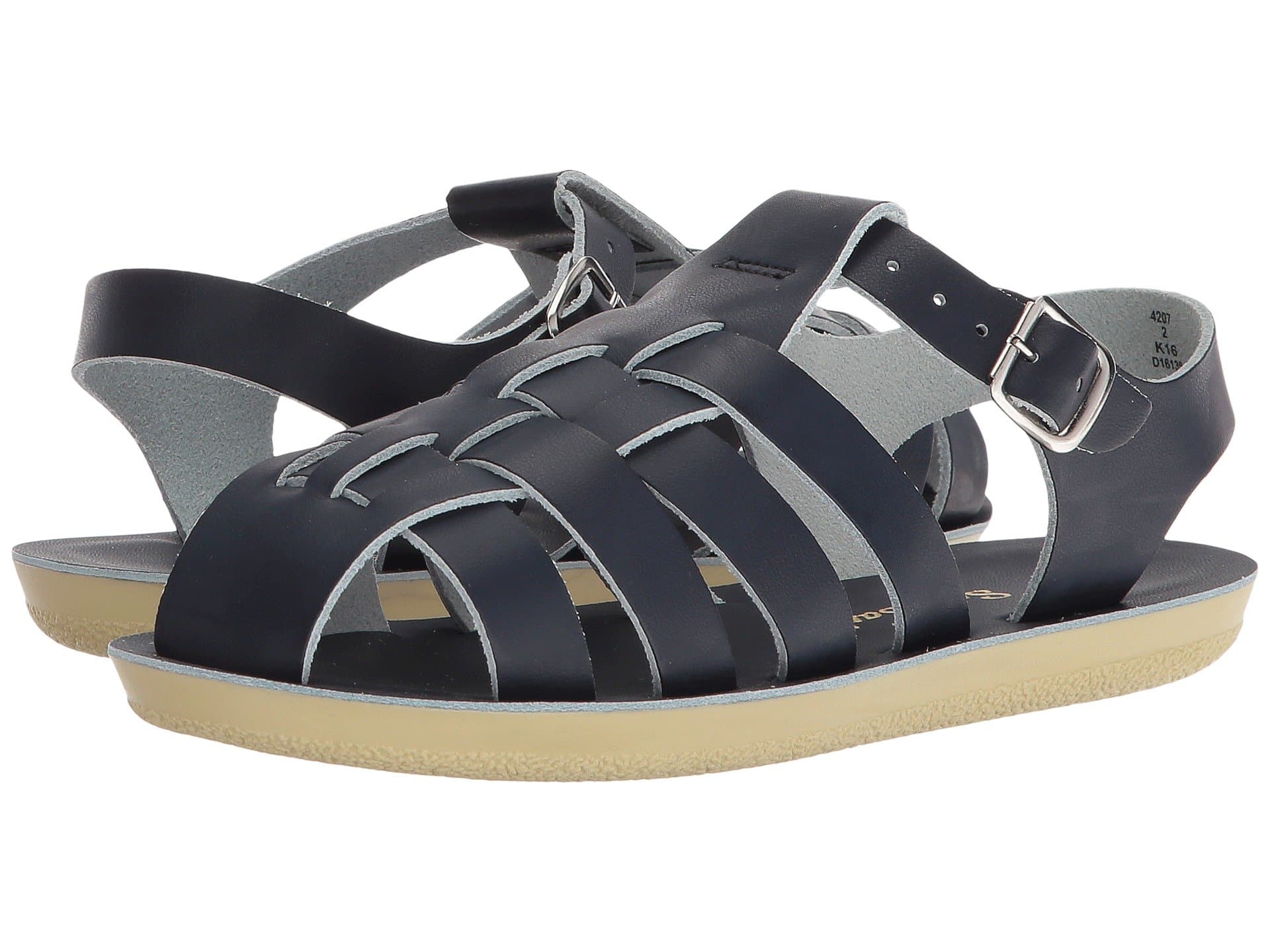 Salt Water Sandal by Hoy Shoes Sun-San - Sailors (Toddler/Little Kid) — cor Marinho
