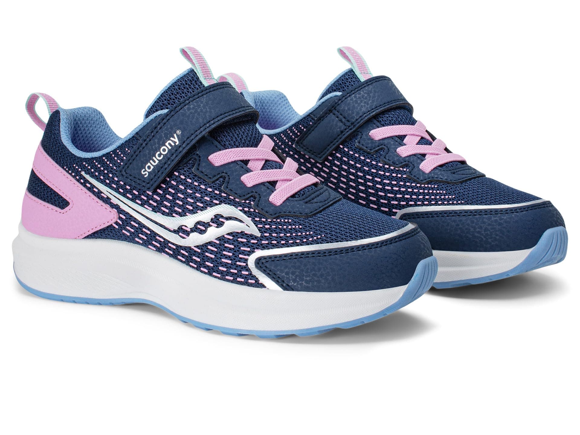 Saucony Kids Cohesion FST (Little Kid/Big Kid) — cor Marinho