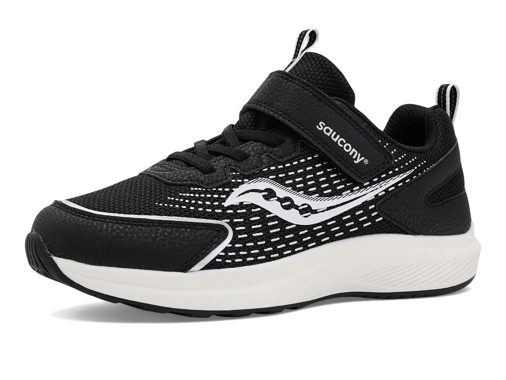 Saucony Kids Cohesion FST (Little Kid/Big Kid) — cor Preto