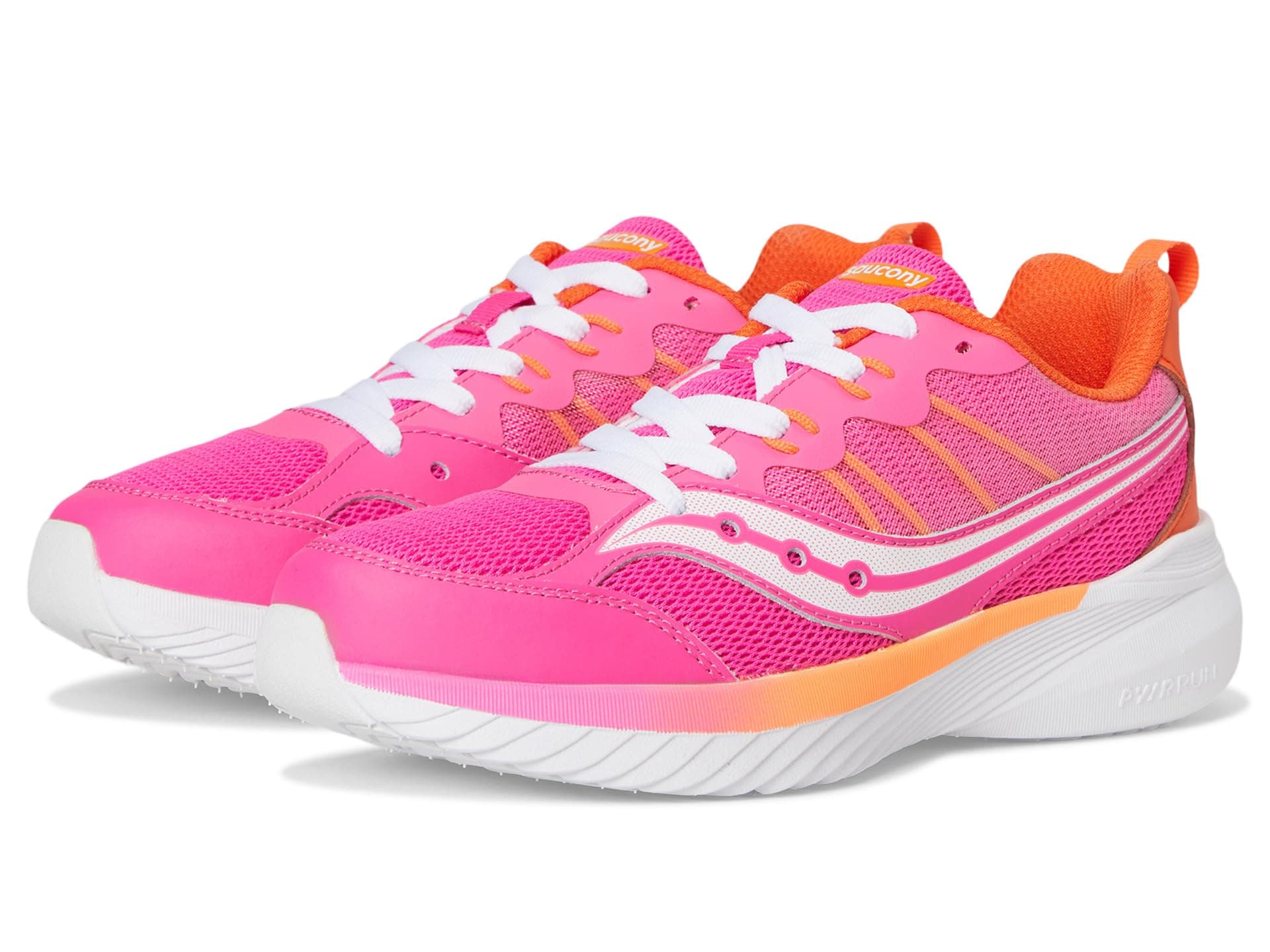Saucony Kids Endorphin KDZ 2.0 (Little Kid/Big Kid) — cor Pink