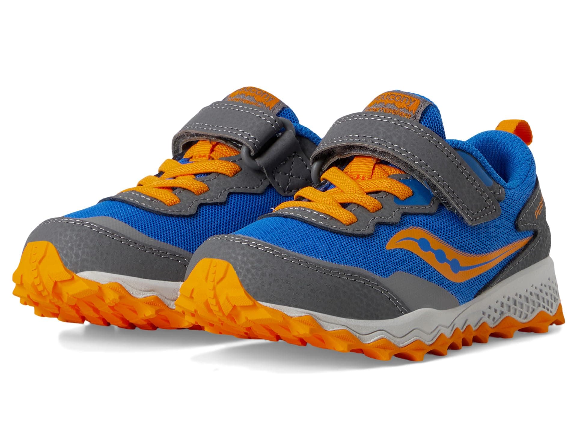 Saucony Kids Peregrine Shield KDZ A/C Sneakers (Little Kid/Big Kid) — cor Azul