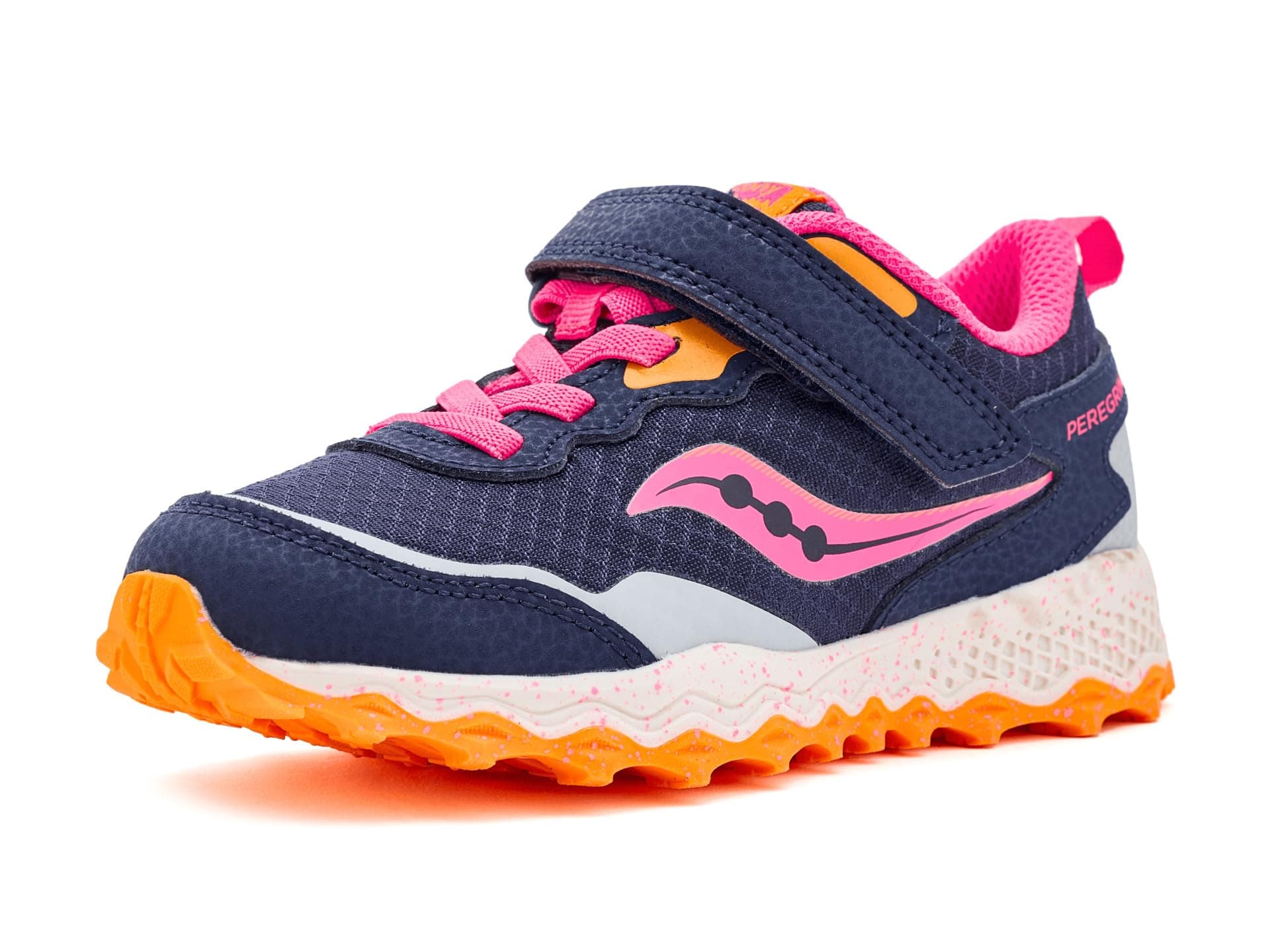 Saucony Kids Peregrine Shield KDZ A/C Sneakers (Little Kid/Big Kid) — cor Marinho