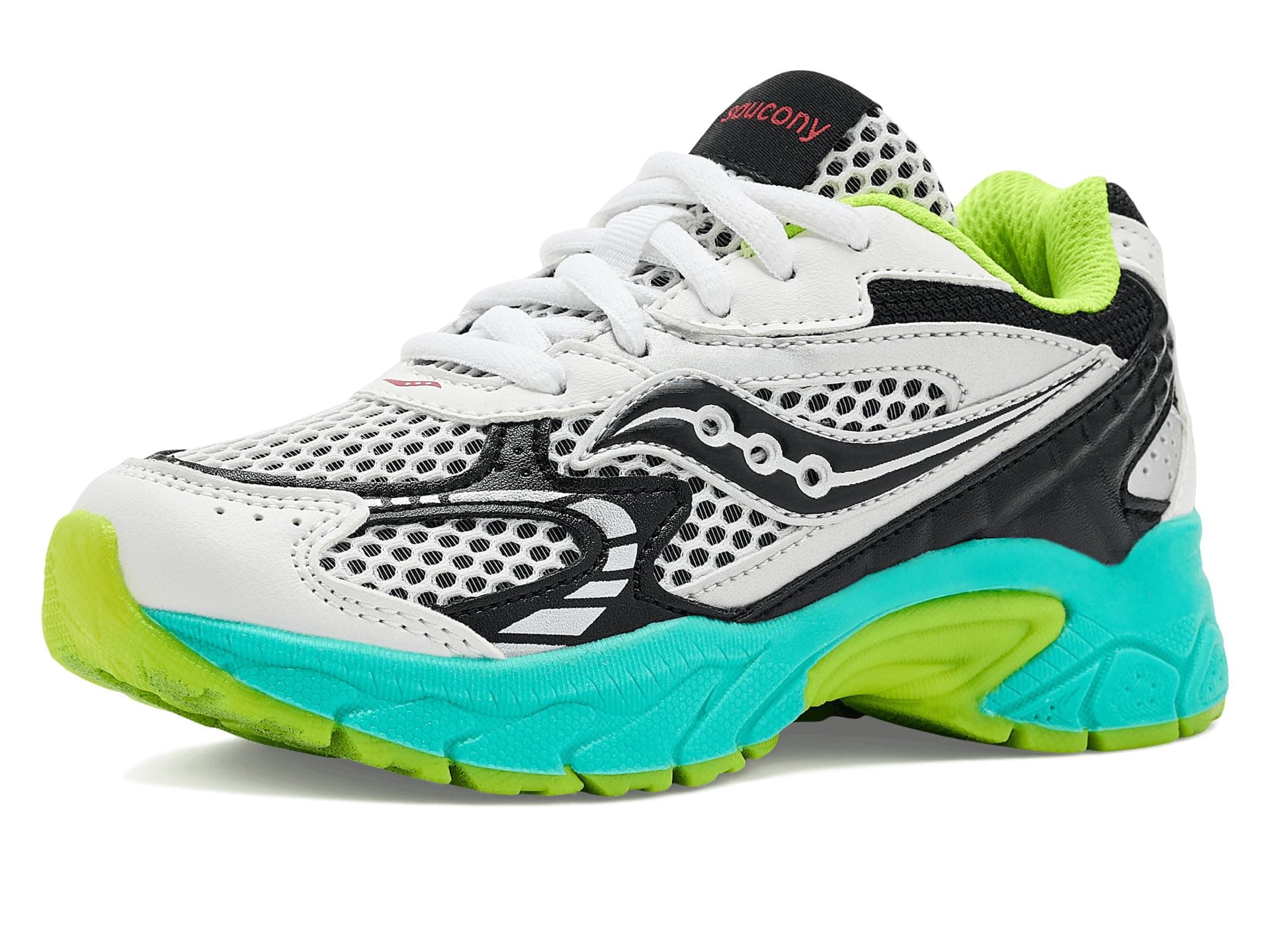 Saucony Kids Volt 1000 (Little Kid/Big Kid) — cor Branco