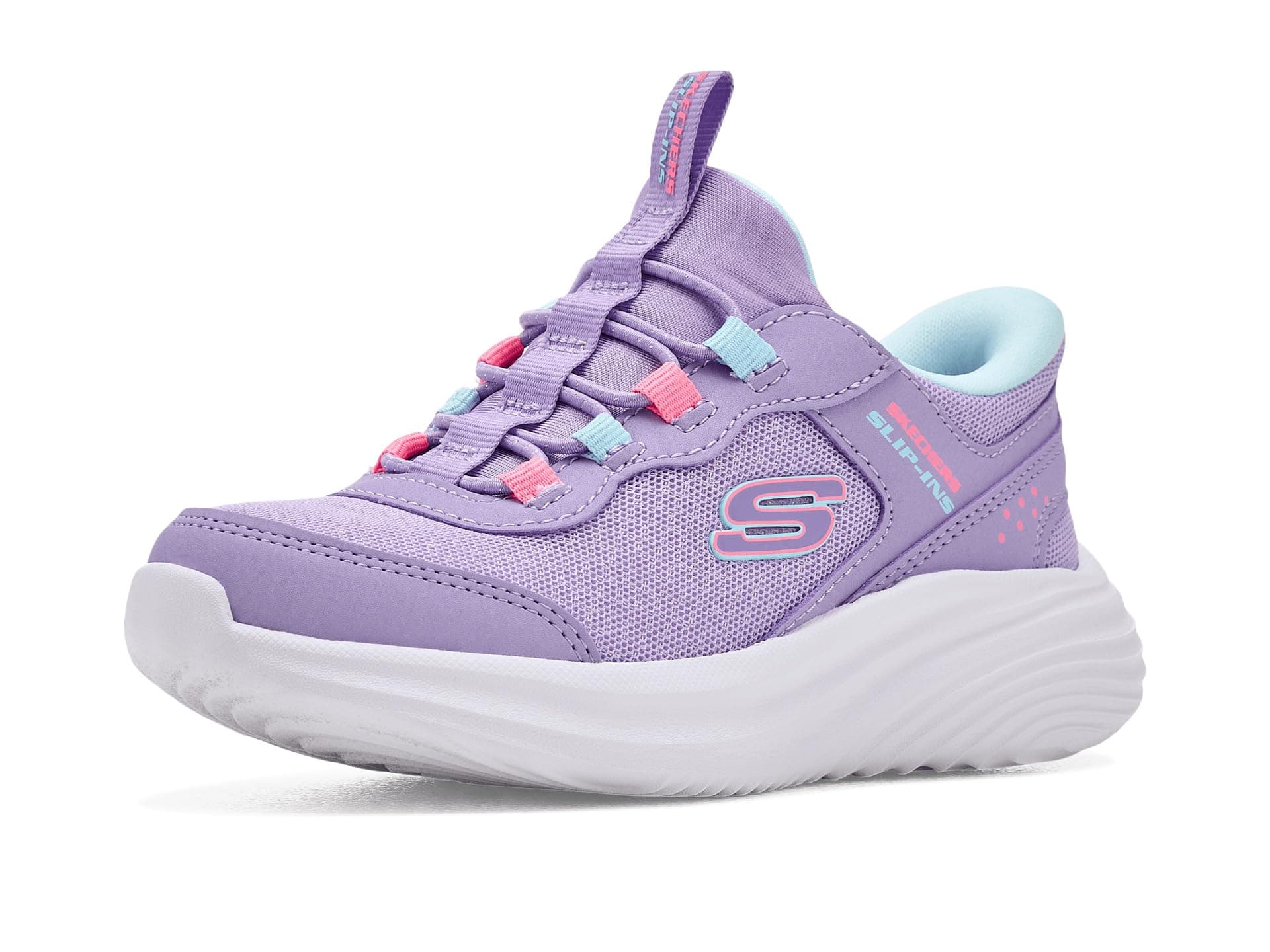 SKECHERS KIDS Hands Free Slip-In:Bounder Pro 303690L (Little Kid/Big Kid) — cor Lilas