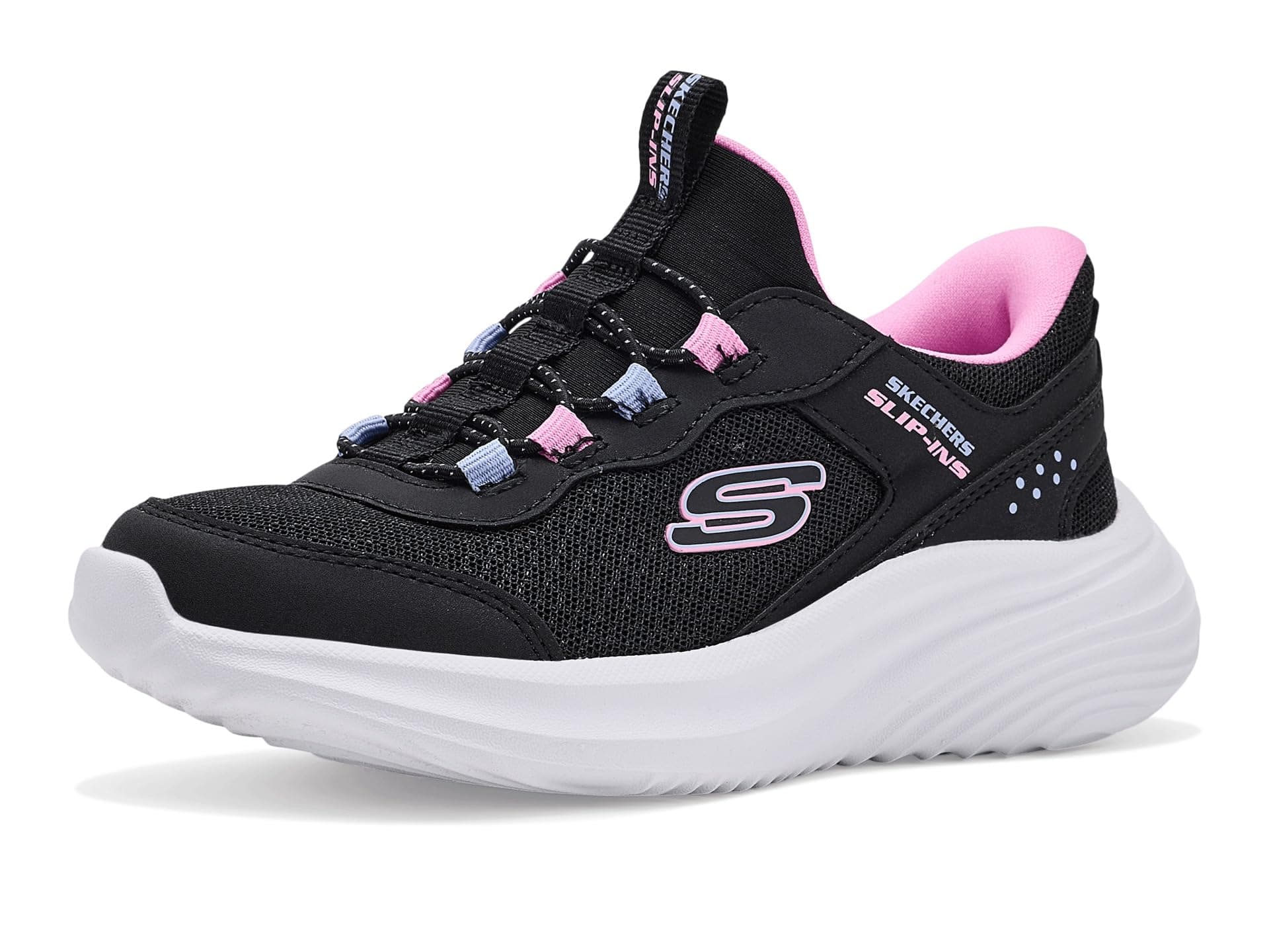 SKECHERS KIDS Hands Free Slip-In:Bounder Pro 303690L (Little Kid/Big Kid) — cor Preto