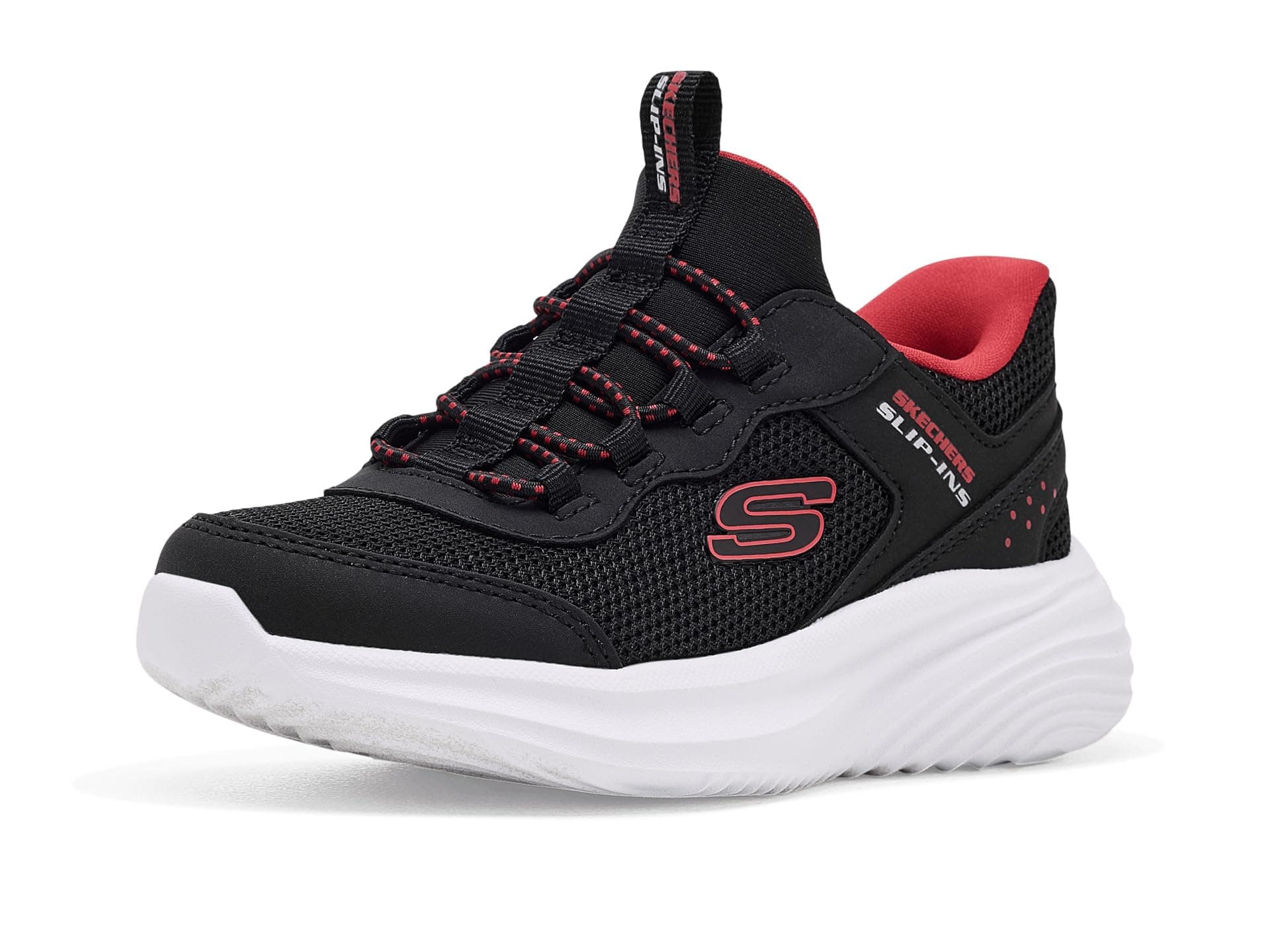 SKECHERS KIDS Hands-Free Slip-Ins-Bounder Pro 404208L (Little Kid/Big Kid) — cor Preto