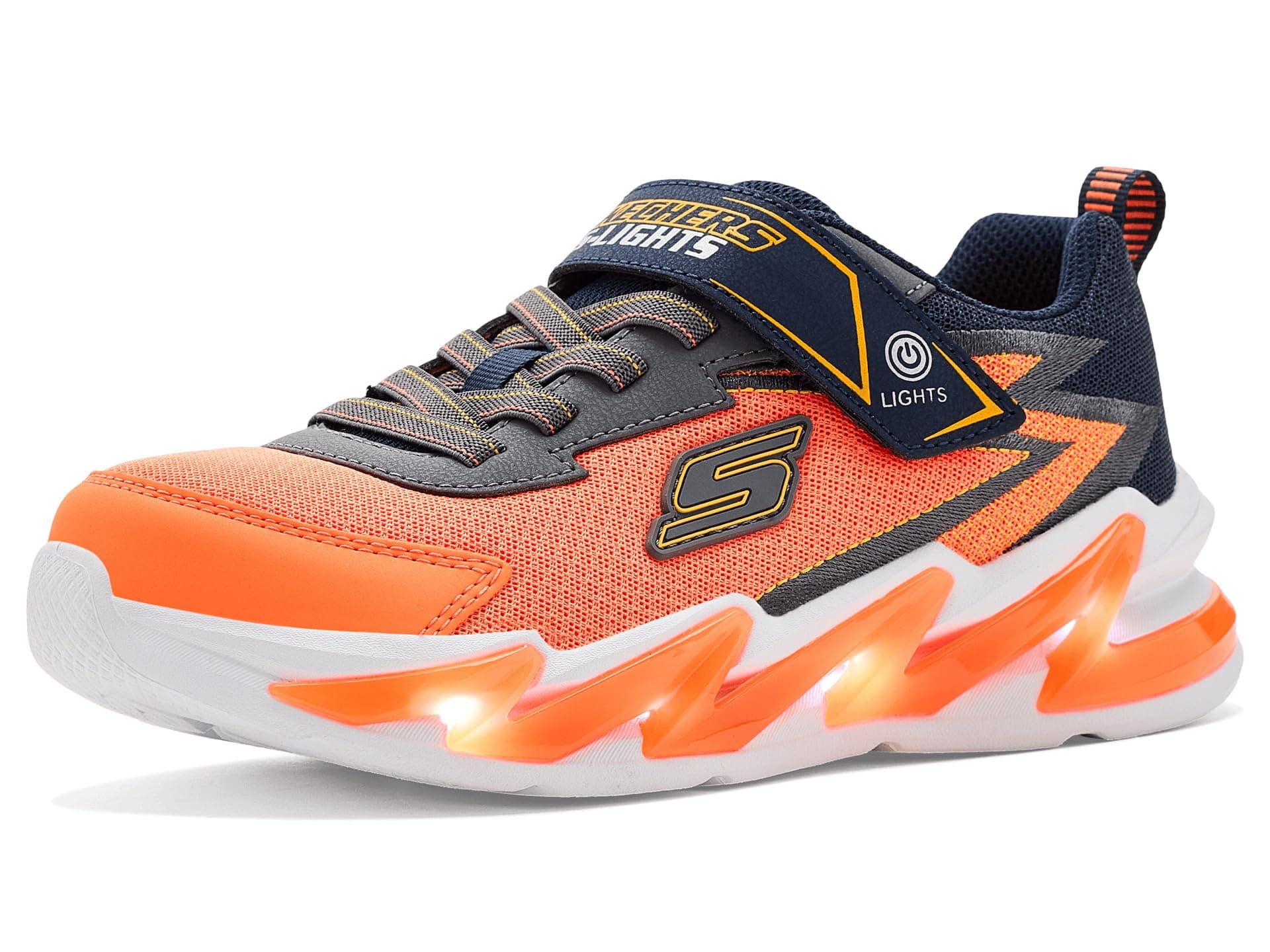 SKECHERS KIDS Light-Surge 400200L (Little Kid/Big Kid) — cor Laranja