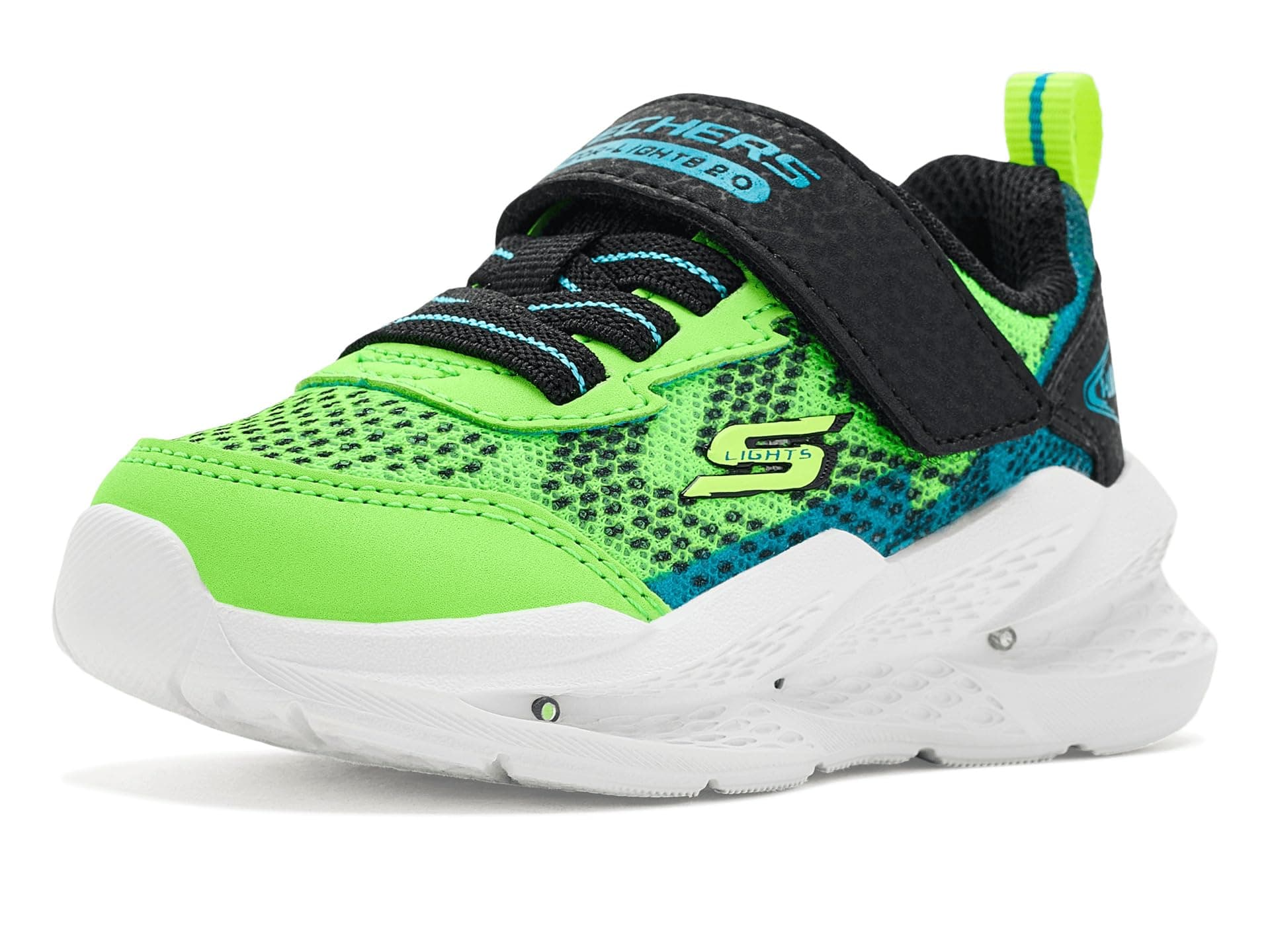 SKECHERS KIDS Meteor-Lights 2.0 401490N (Toddler) — cor Verde