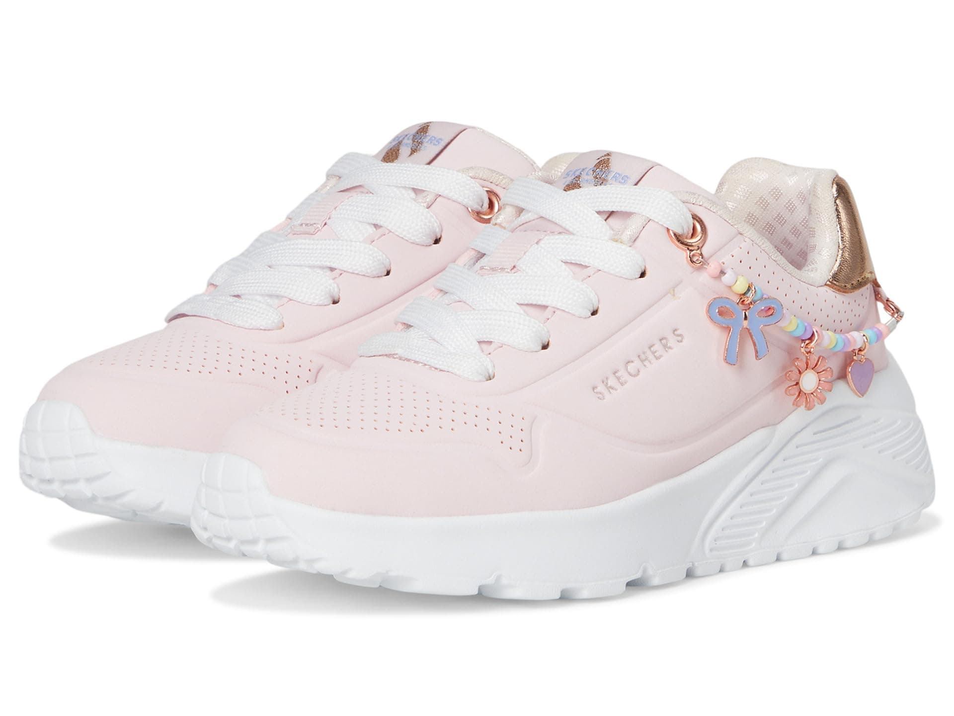 SKECHERS KIDS Uno Lite 310423L (Little Kid/Big Kid) — cor Pink