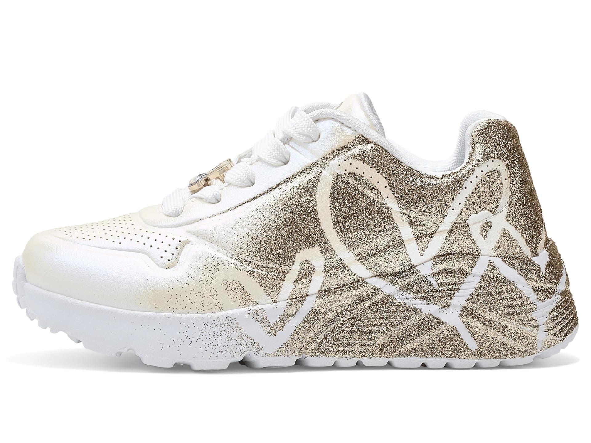 SKECHERS KIDS X James Goldcrown-Uno Lite-Heartdust Forever 310814L (Little Kid/Big Kid) — vista 1