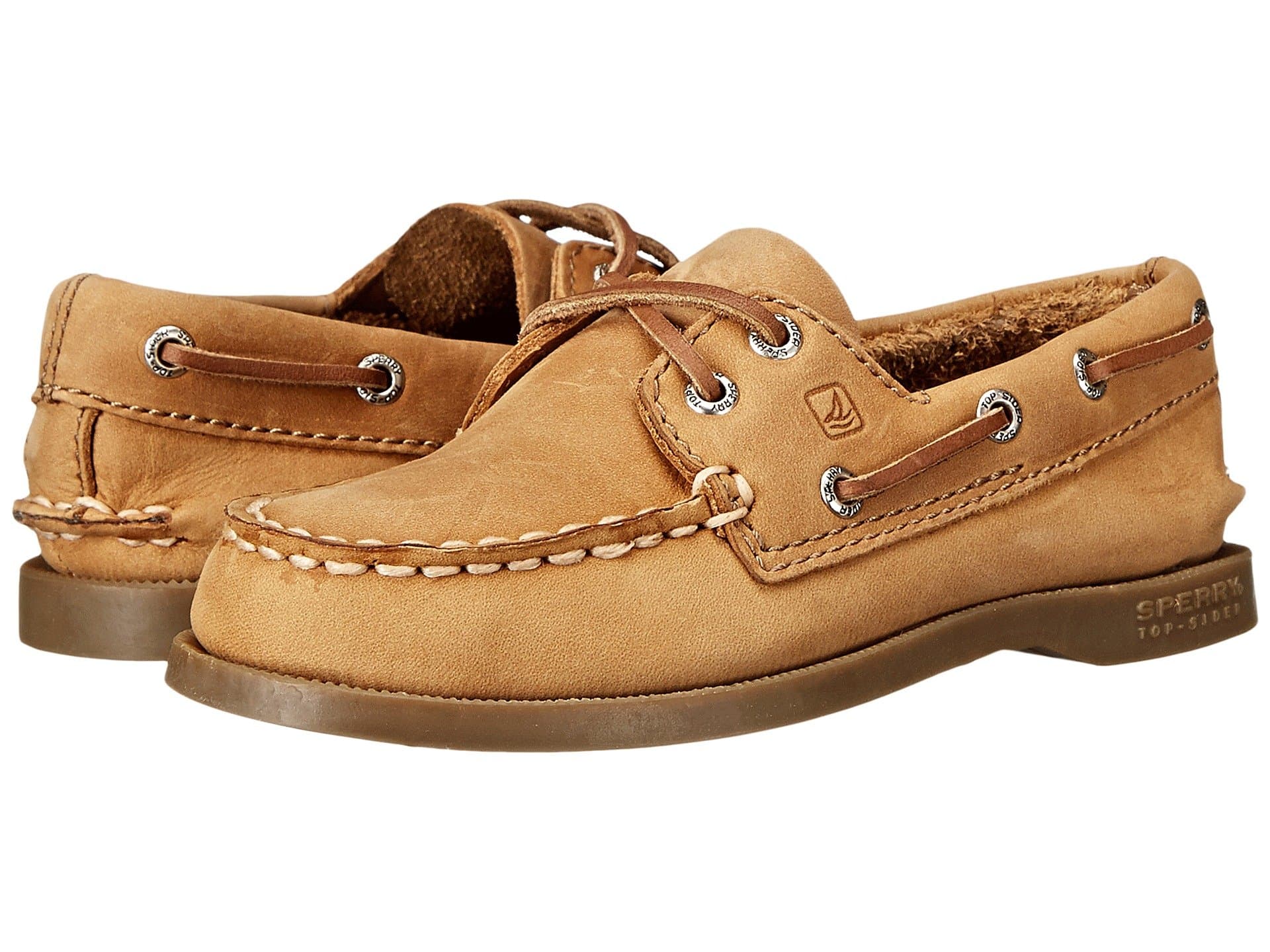 Sperry Kids Authentic Original (Toddler/Little Kid/Big Kid) — cor Caramelo