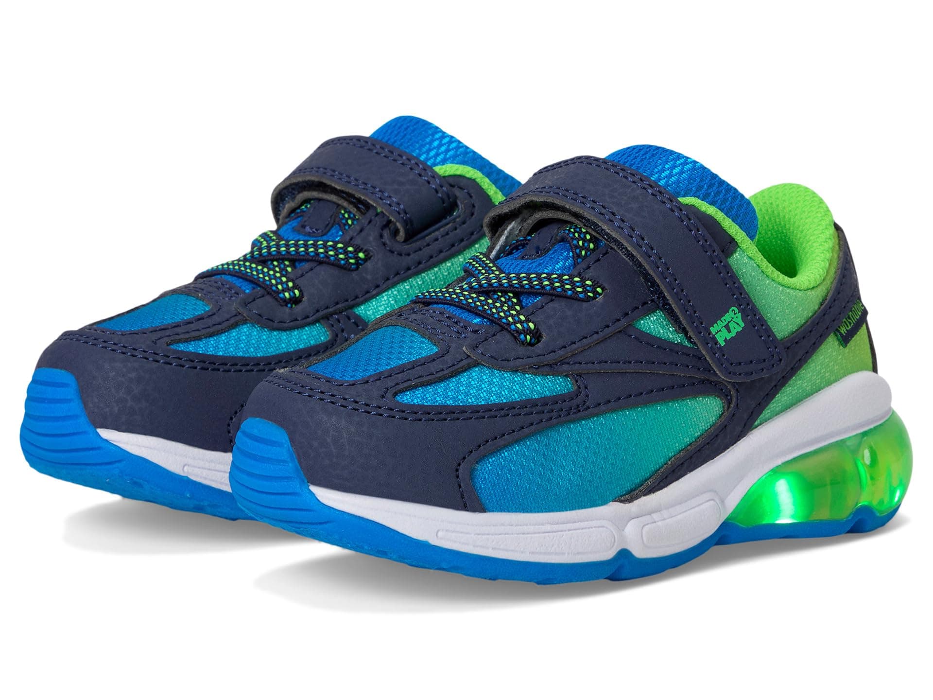 Stride Rite M2P Lighted Phantom (Toddler) — cor Azul