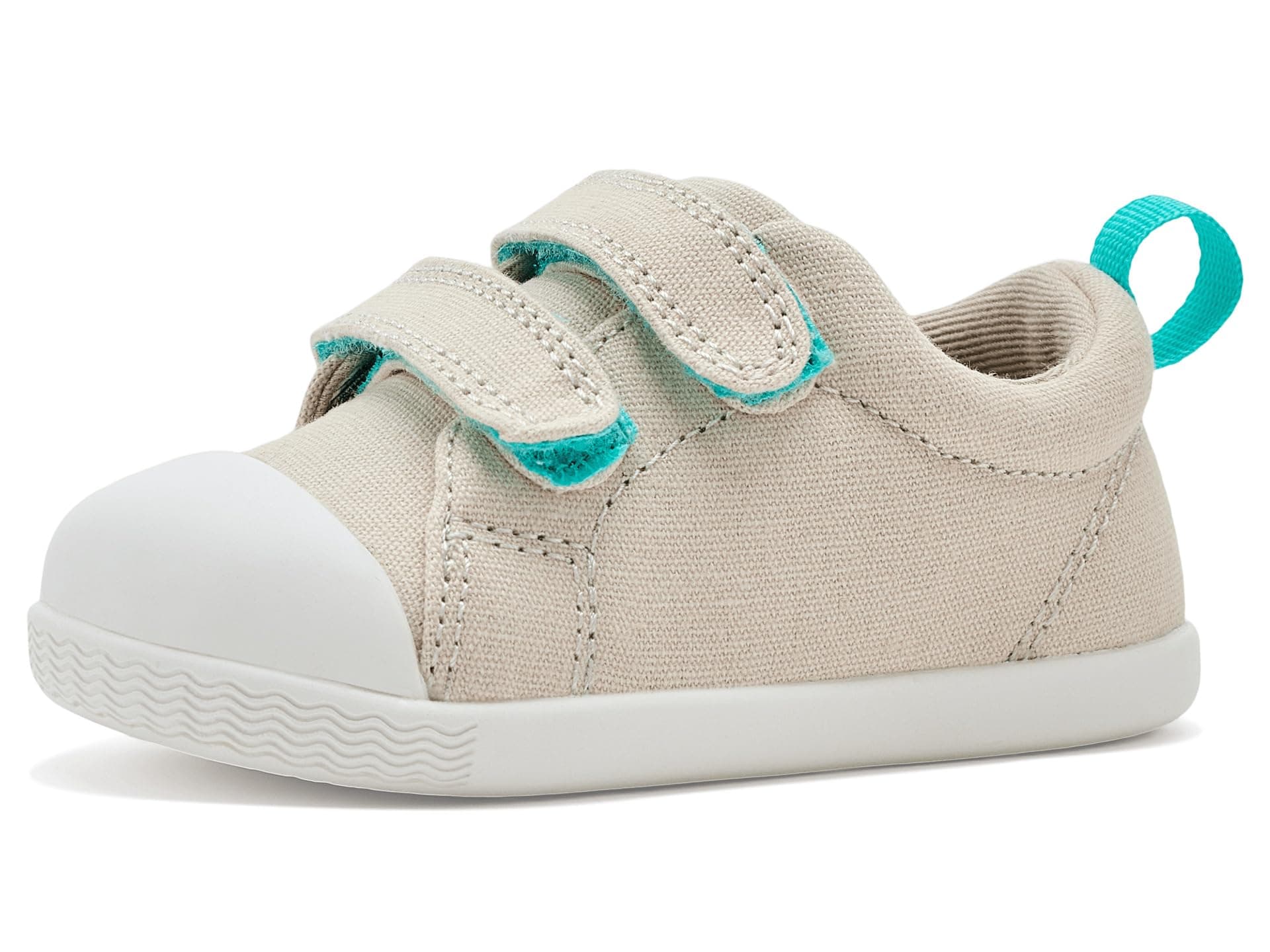 Ten Little Kids Eco Canvas Sneakers (Toddler/Little Kid) — cor Cinza